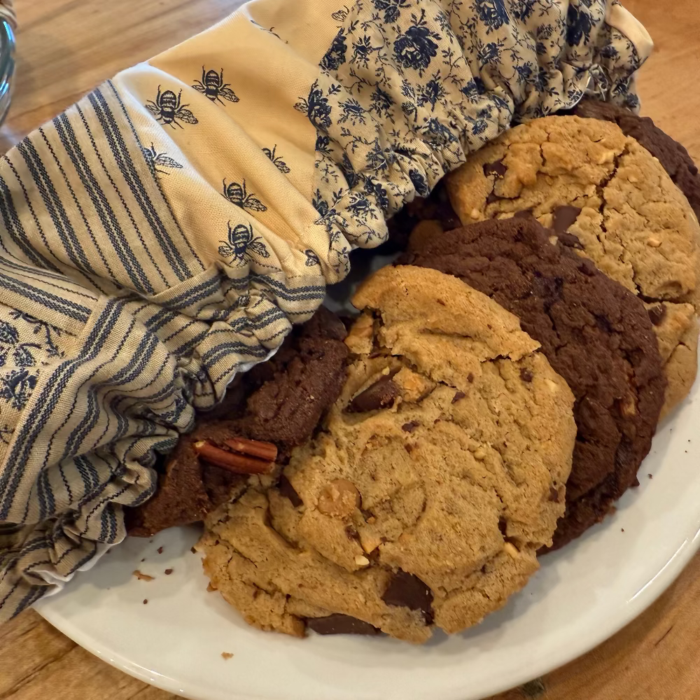 Medium bowl & banneton covers by Five Oaks Farm — handmade cotton, plastic-free