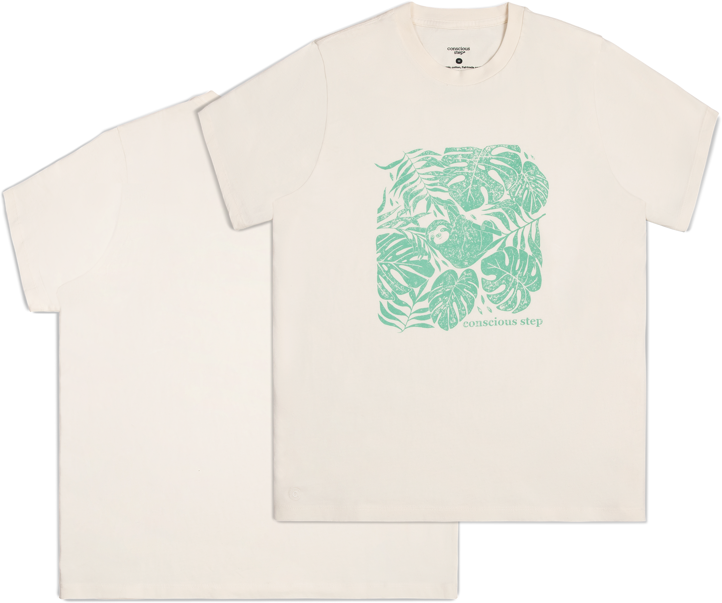 Protect Sloths organic cotton t-shirt by Conscious Step — Fairtrade & GOTS