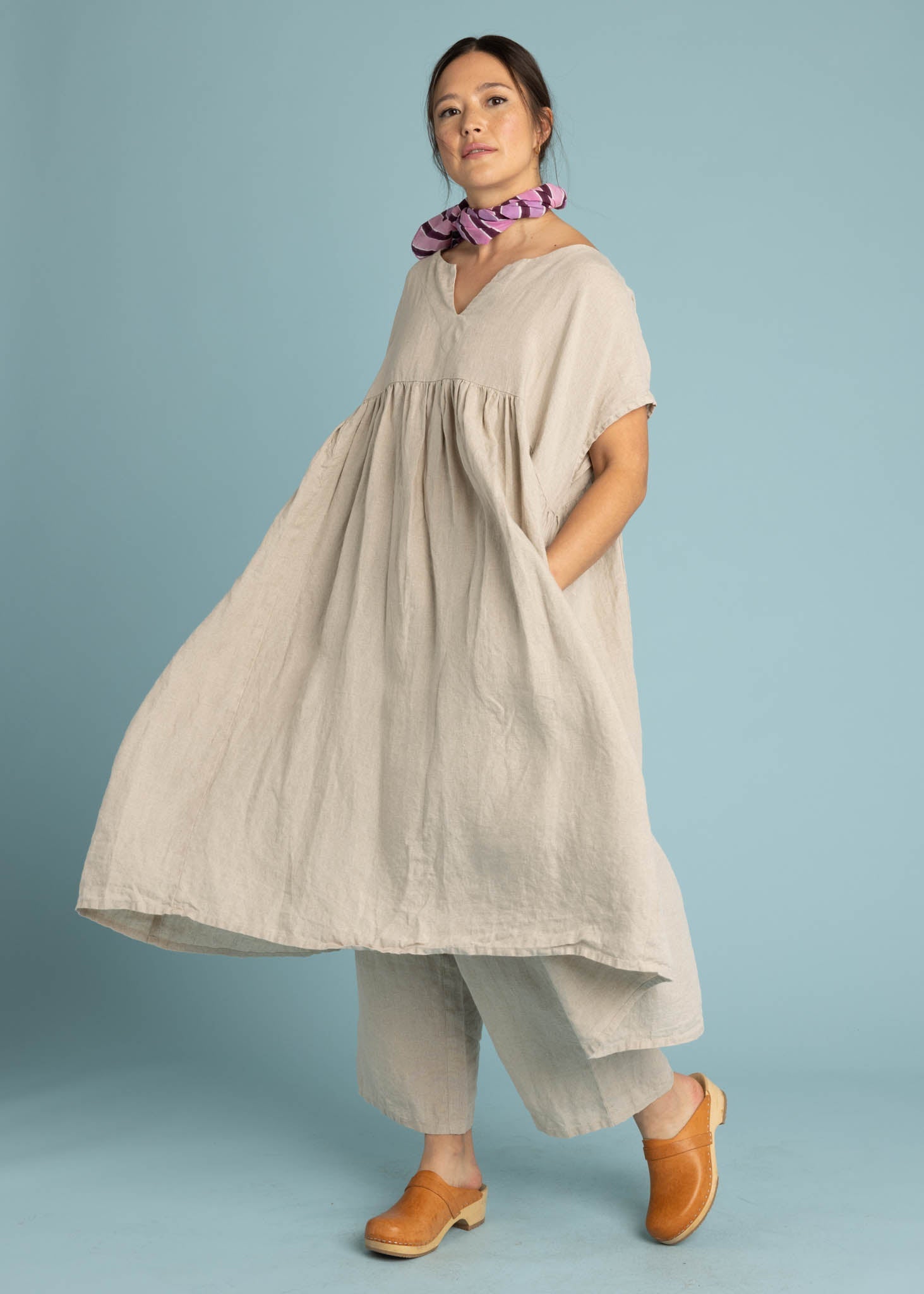 Meadow Dress - Linen Natural Flax