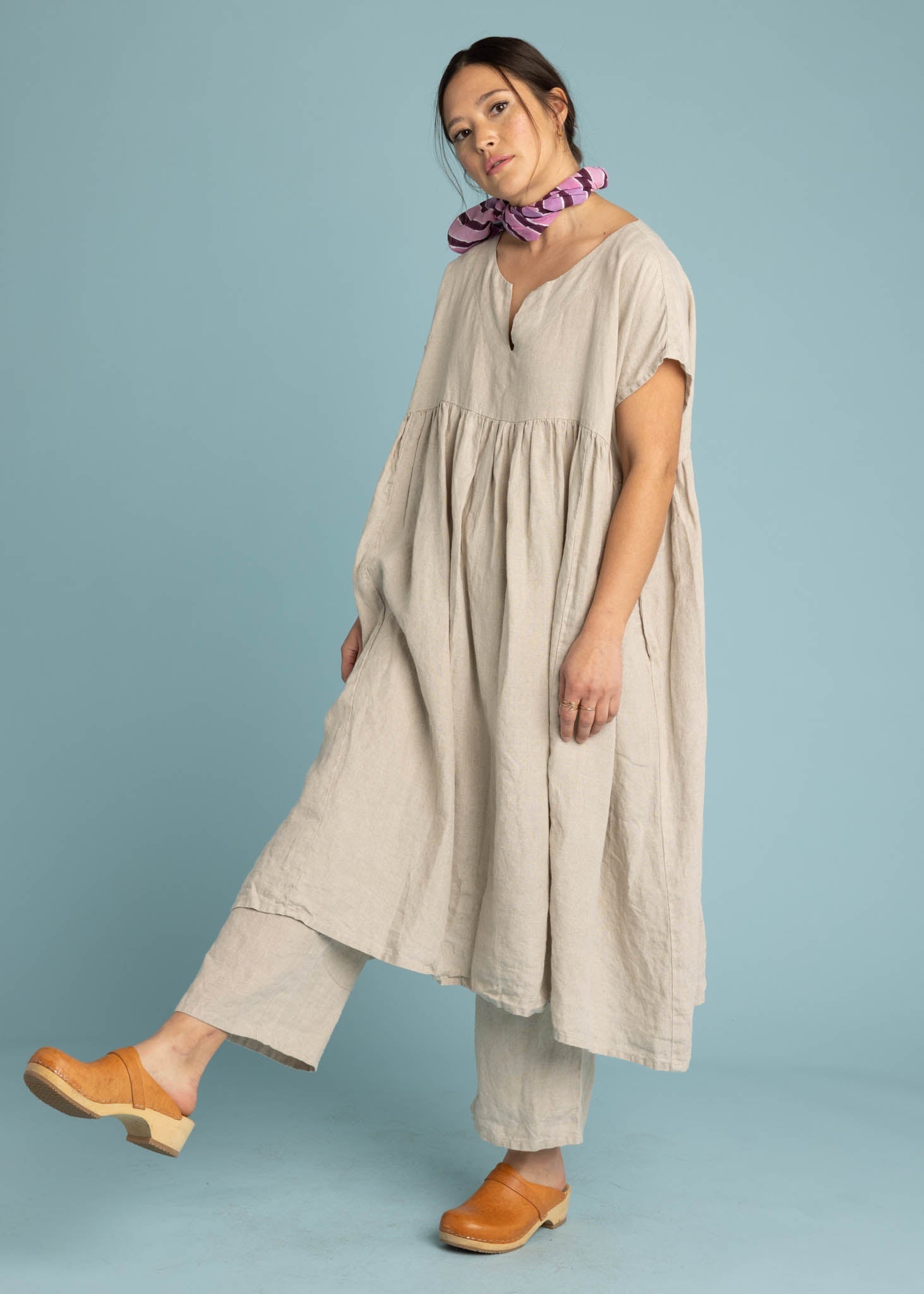 Meadow Dress - Linen Natural Flax