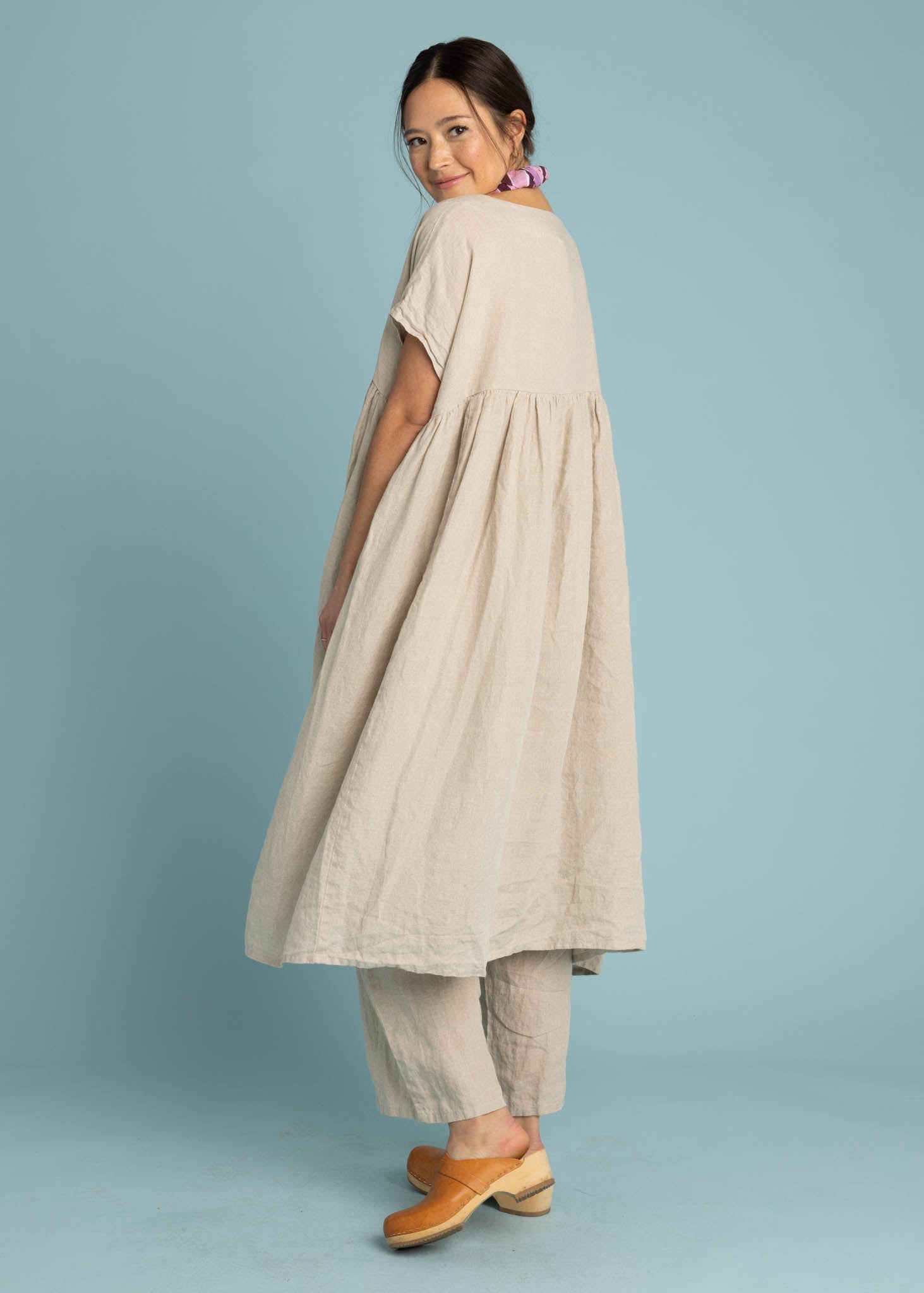 Meadow Dress - Linen Natural Flax