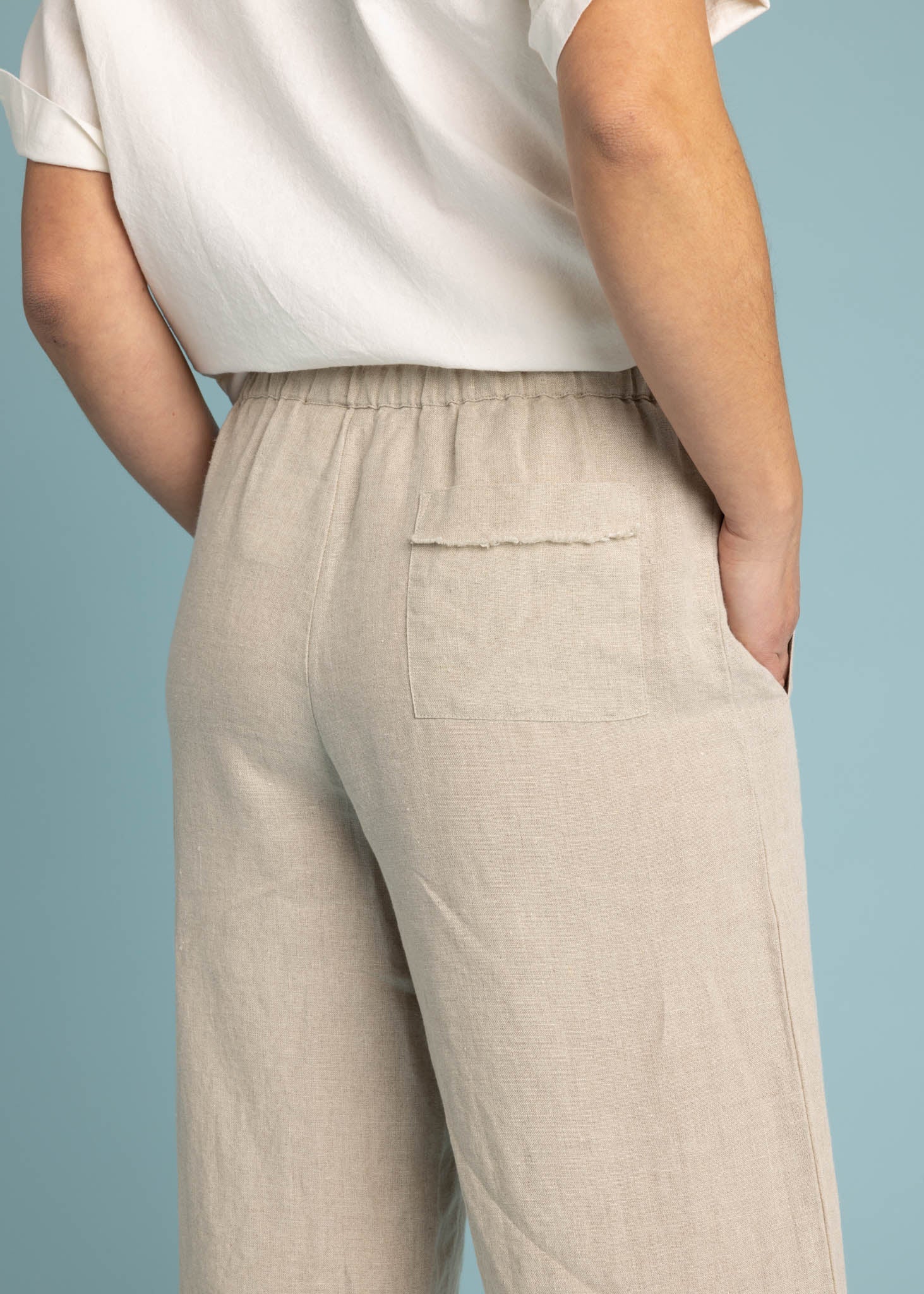 Shore Pant - Linen Natural Flax
