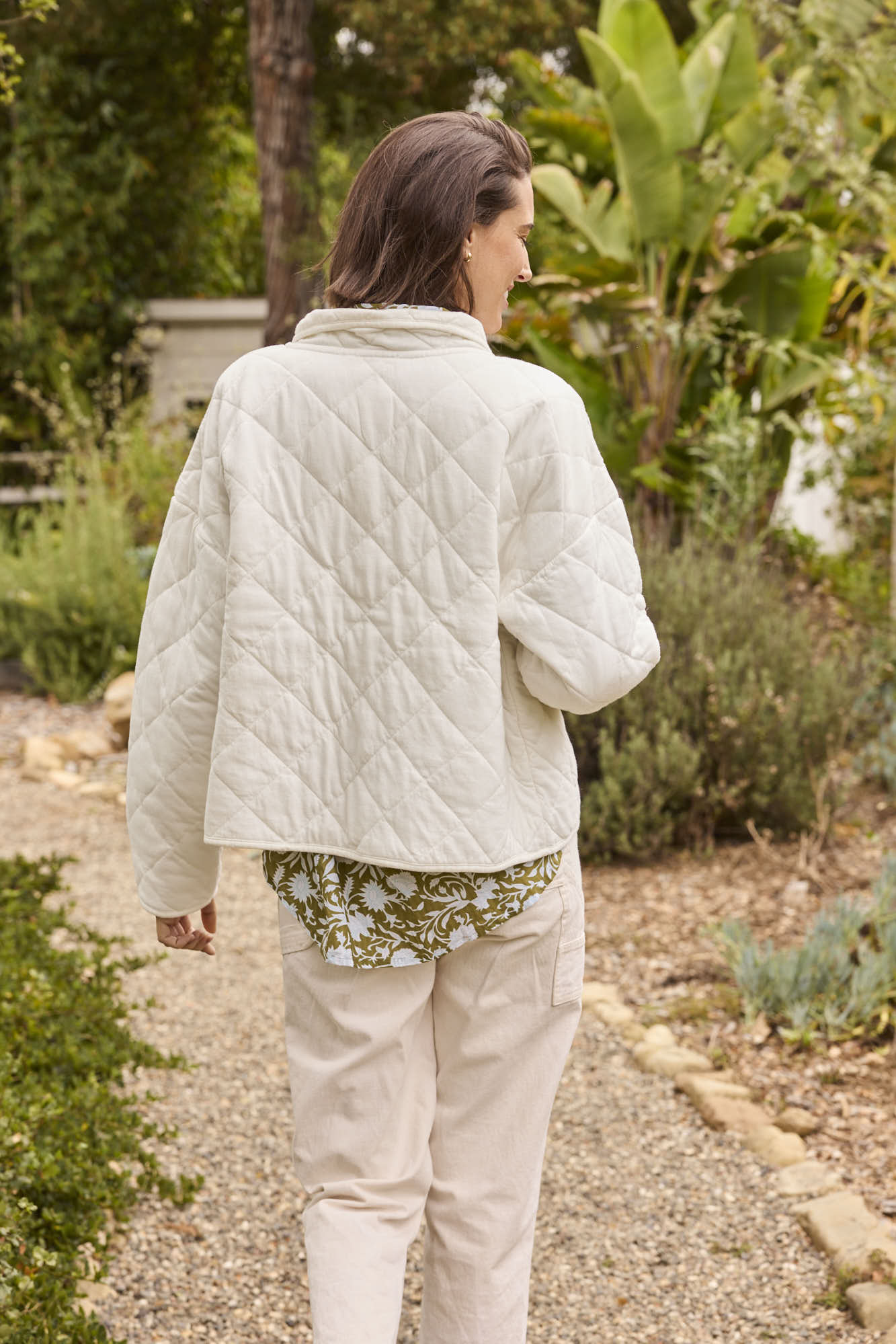 Countryside Quilted Jacket - Natural