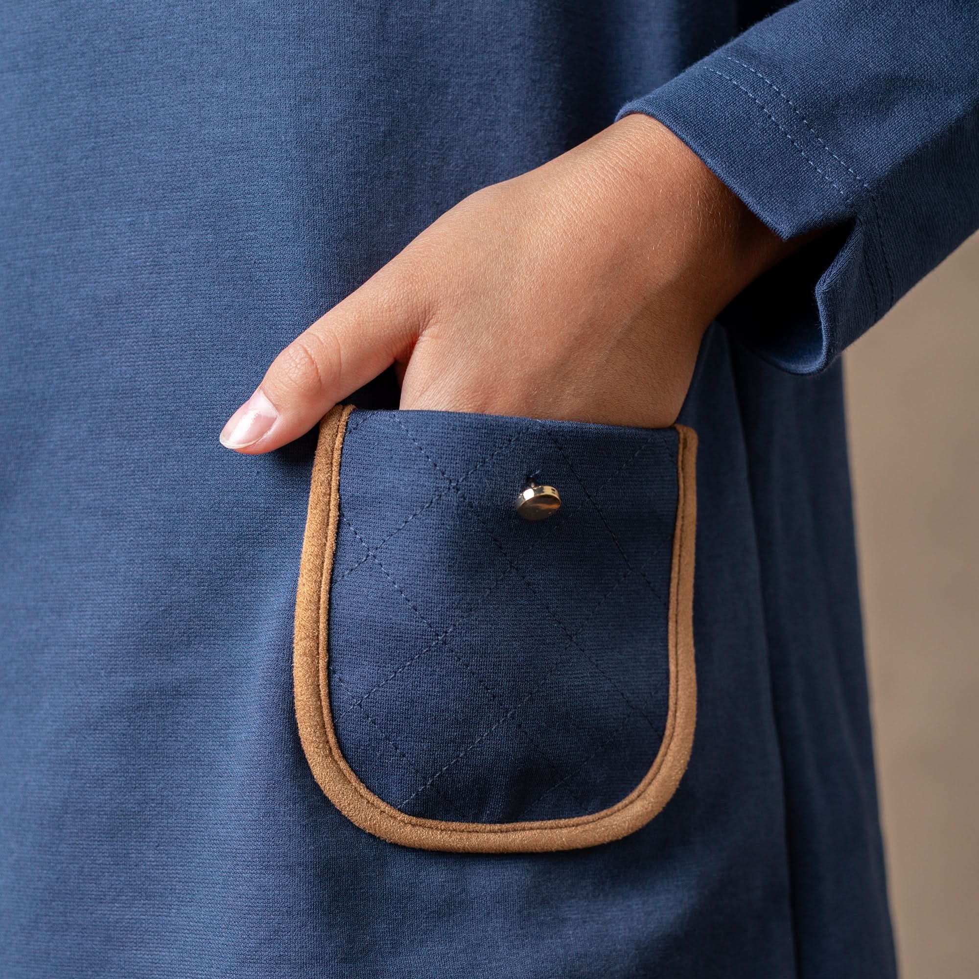 Quilted Ponte Riding Dress