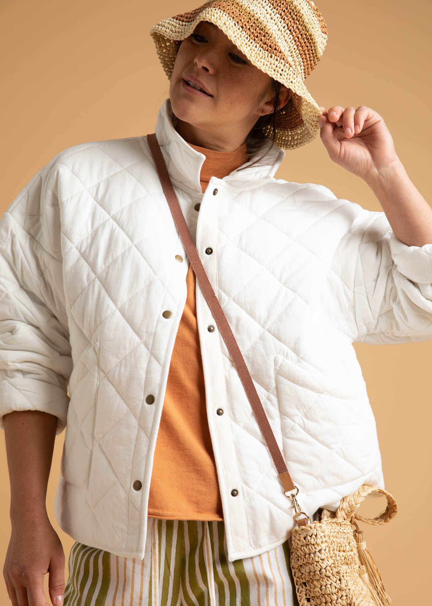Countryside Quilted Jacket - Natural