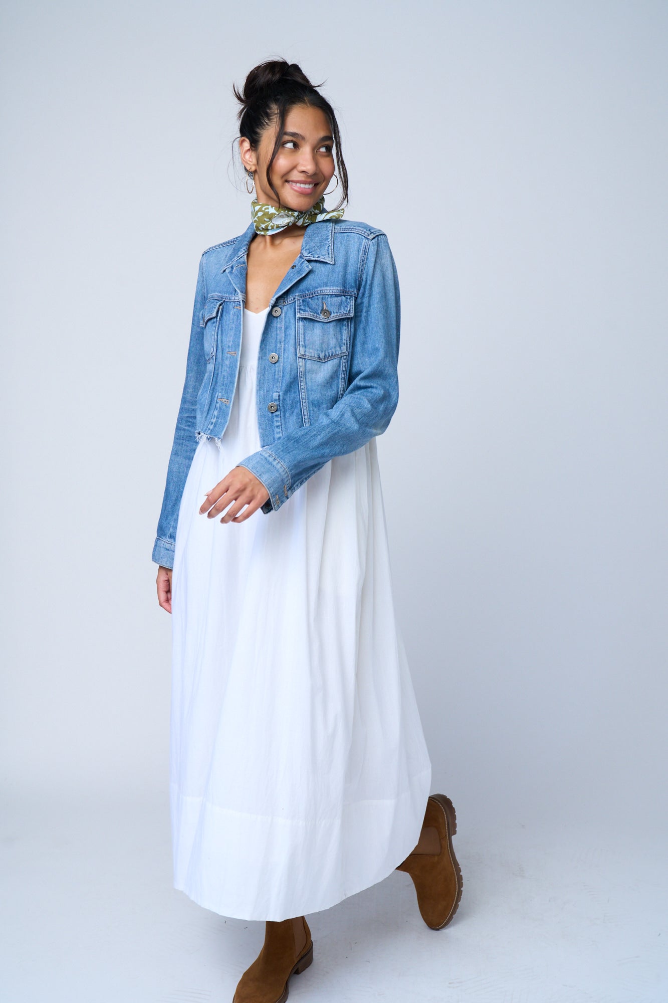 Hamptons Dress - Natural White
