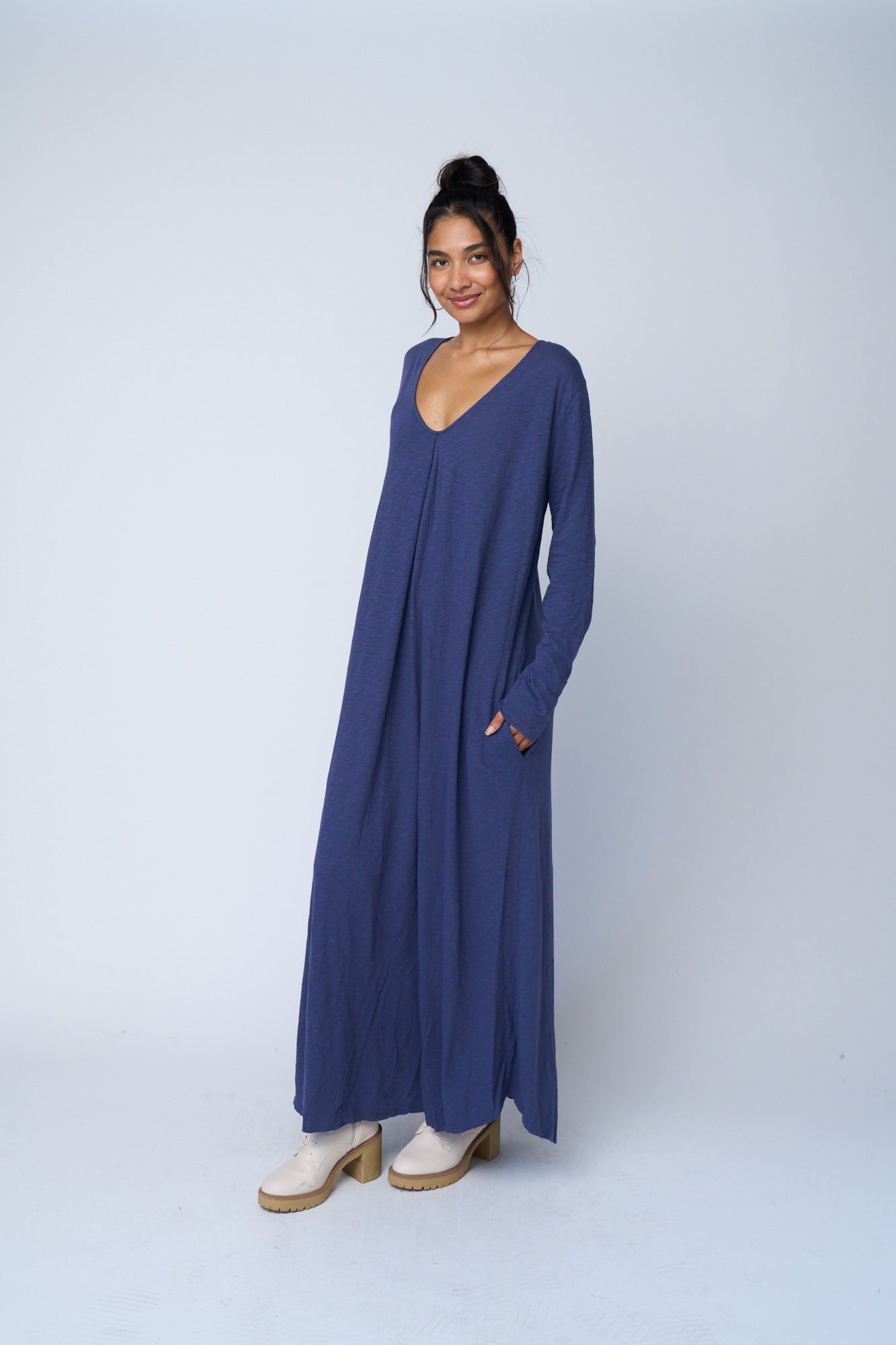 Be Clever Duo Dress - Inky Blue
