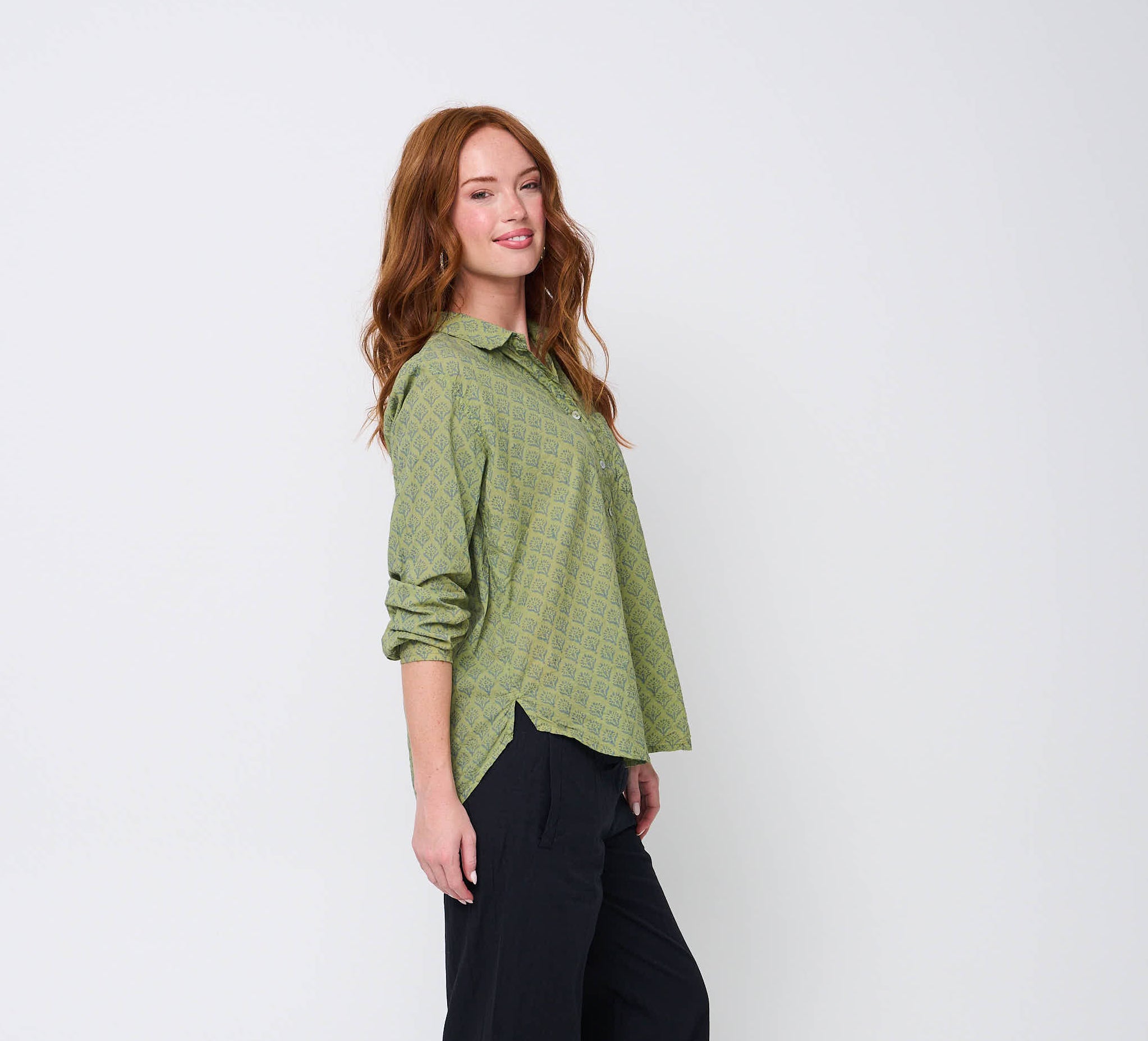 Good Boyfriend Shirt - Sunflower Overdye Sage