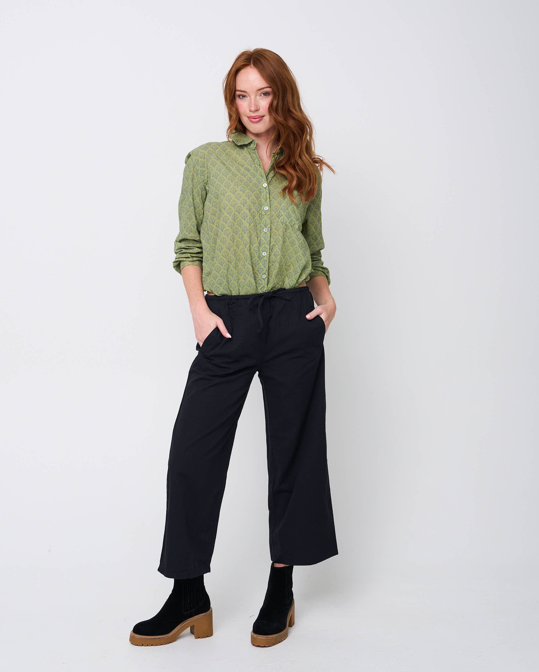 Good Boyfriend Shirt - Sunflower Overdye Sage