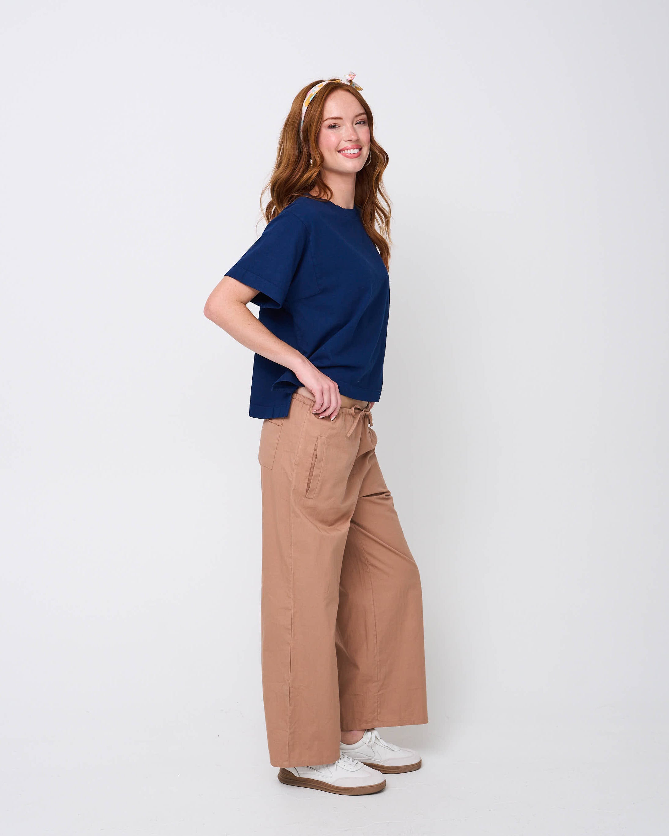Shore Pant - Mocha Twill