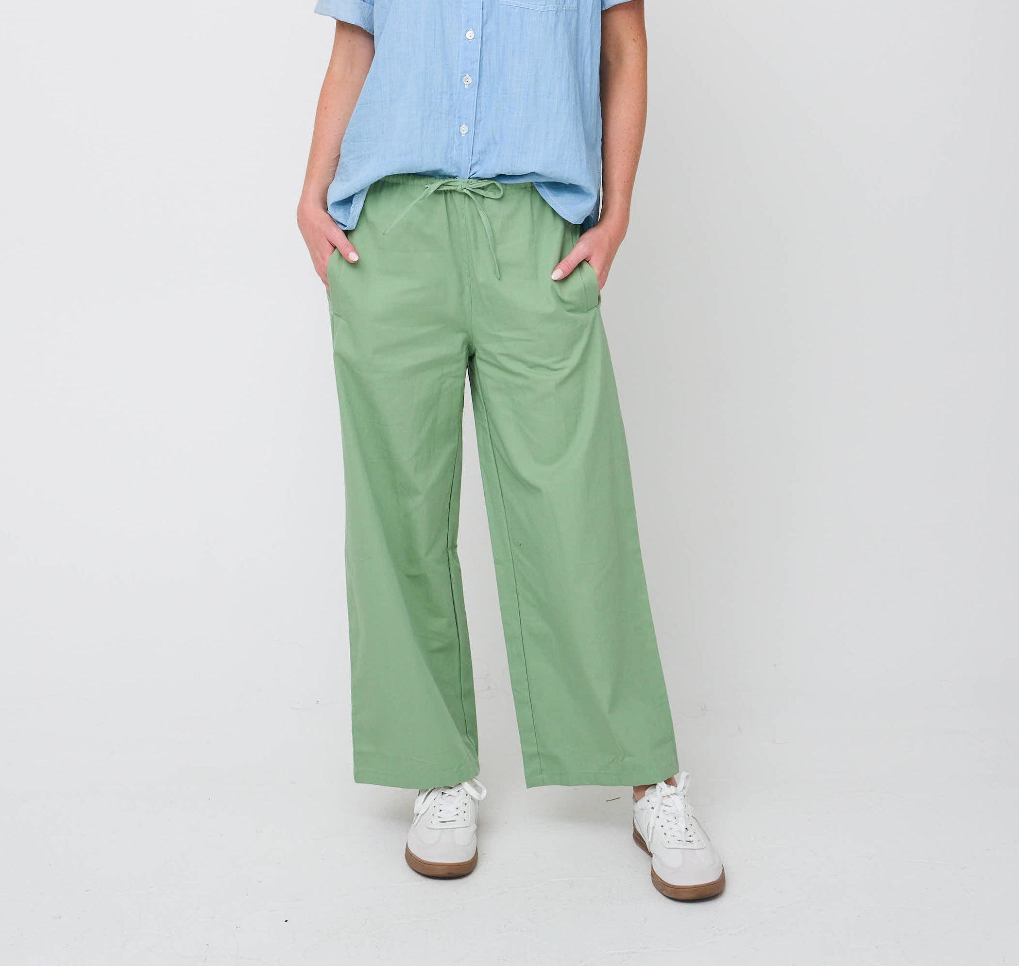 Shore Pant - Watercress Twill