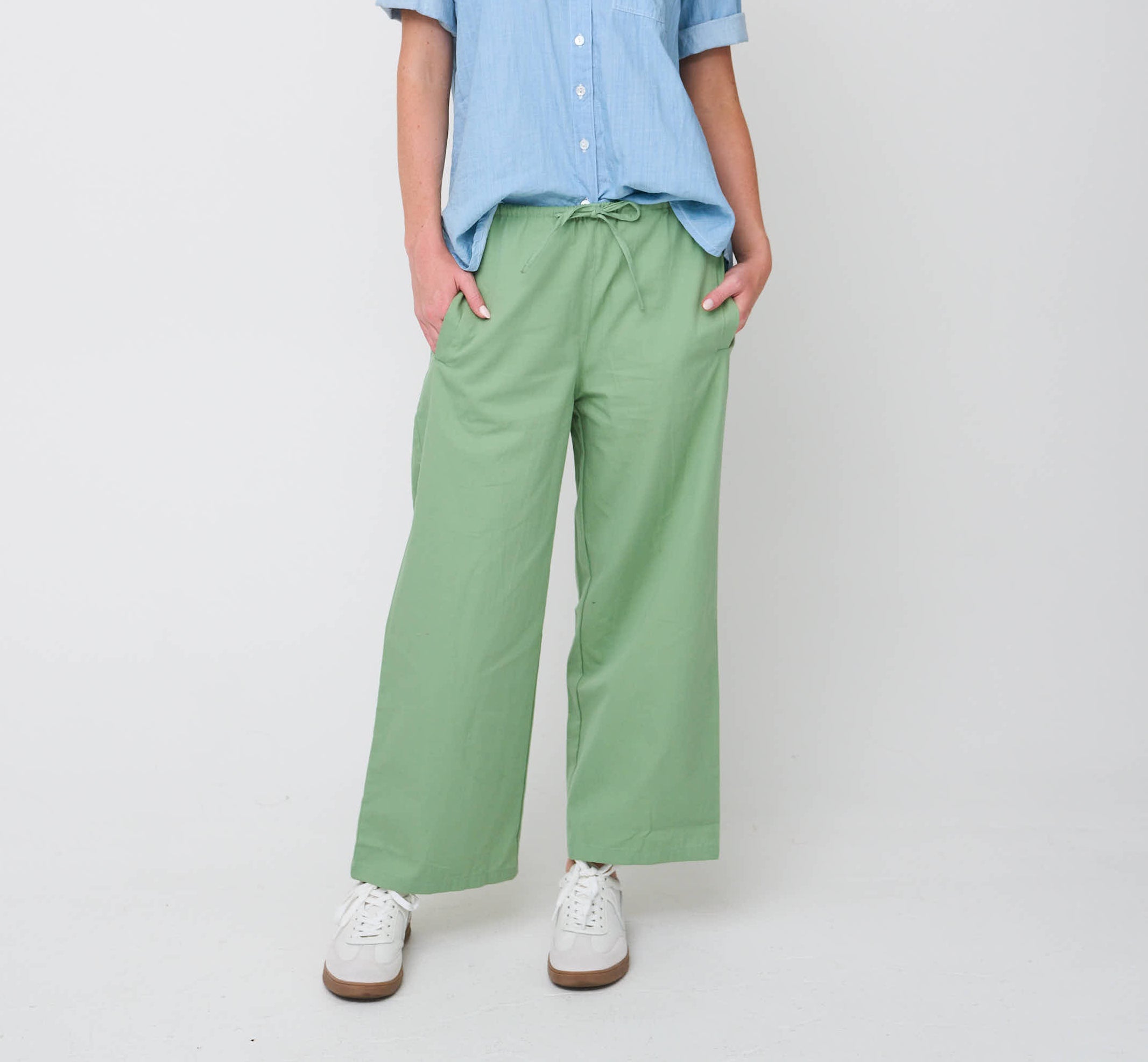 Shore Pant - Watercress Twill