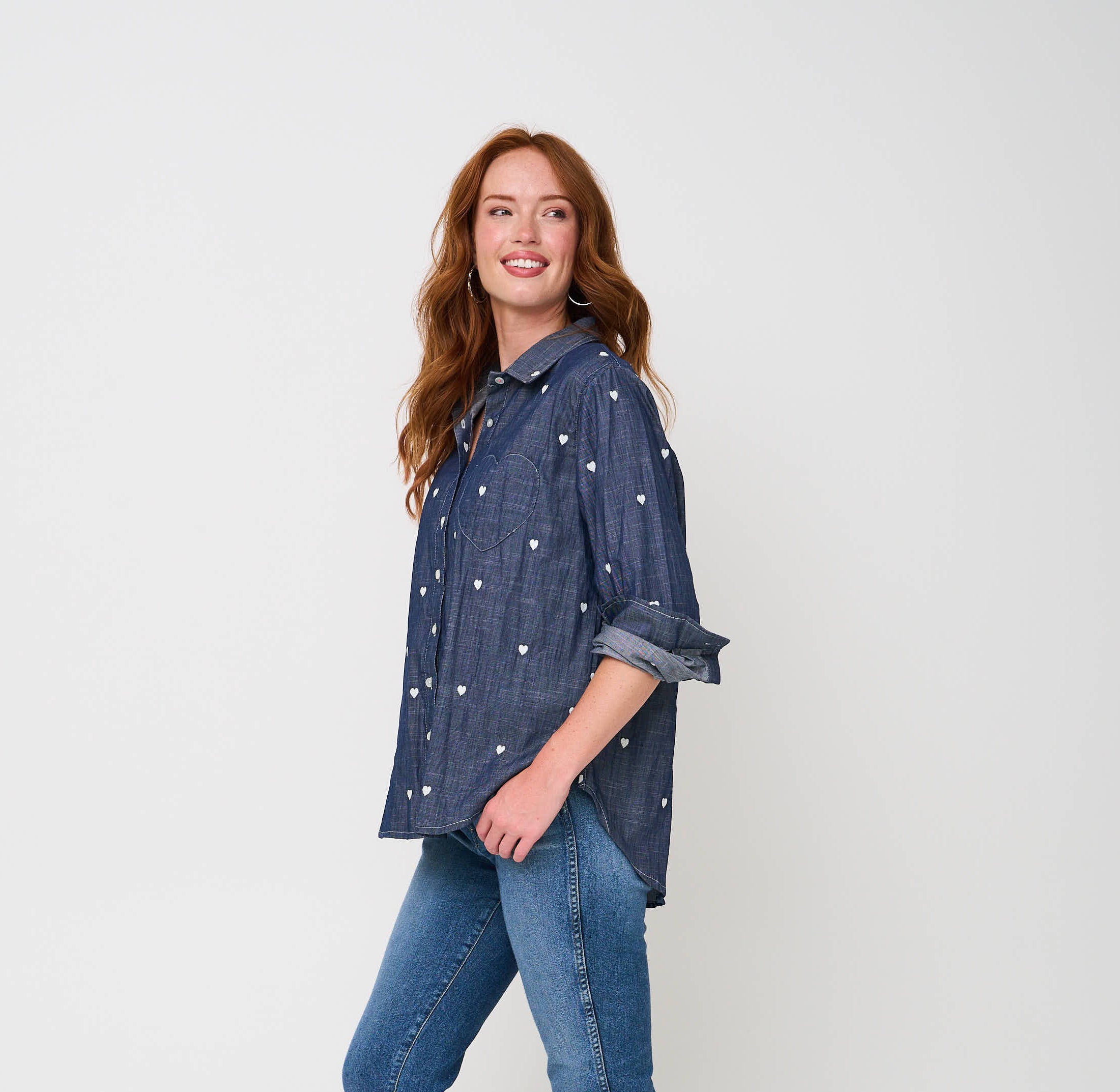Good Boyfriend Shirt - Hearts Stitch
