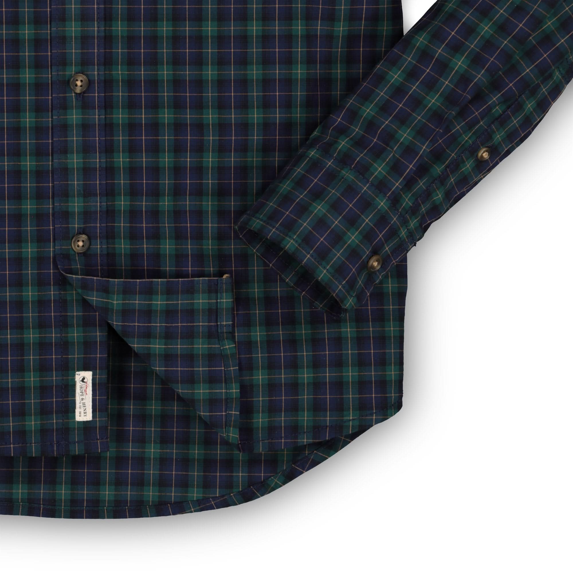 Stretch Poplin Button Down Shirt