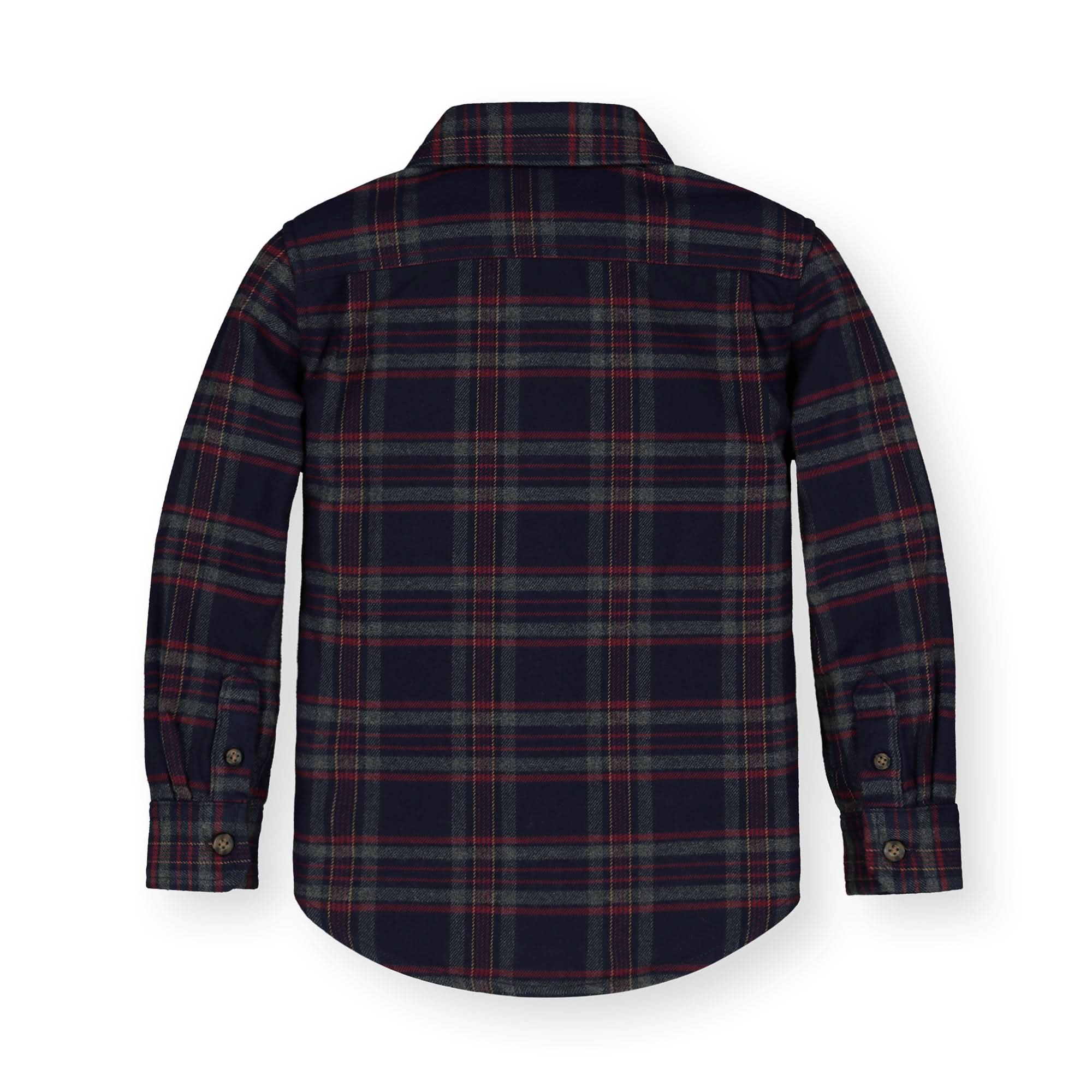 Brushed Flannel Organic Button Down Shirt - Baby