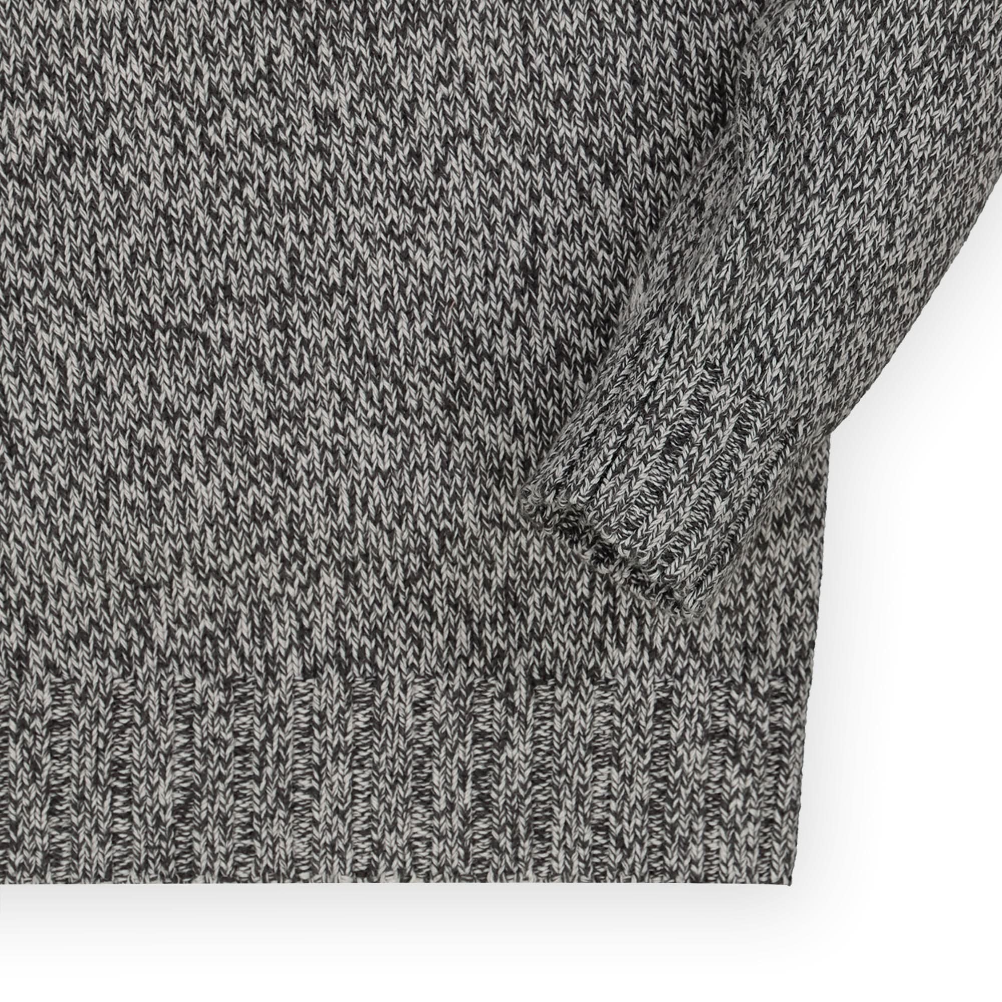 Mock Neck Button Placket Sweater