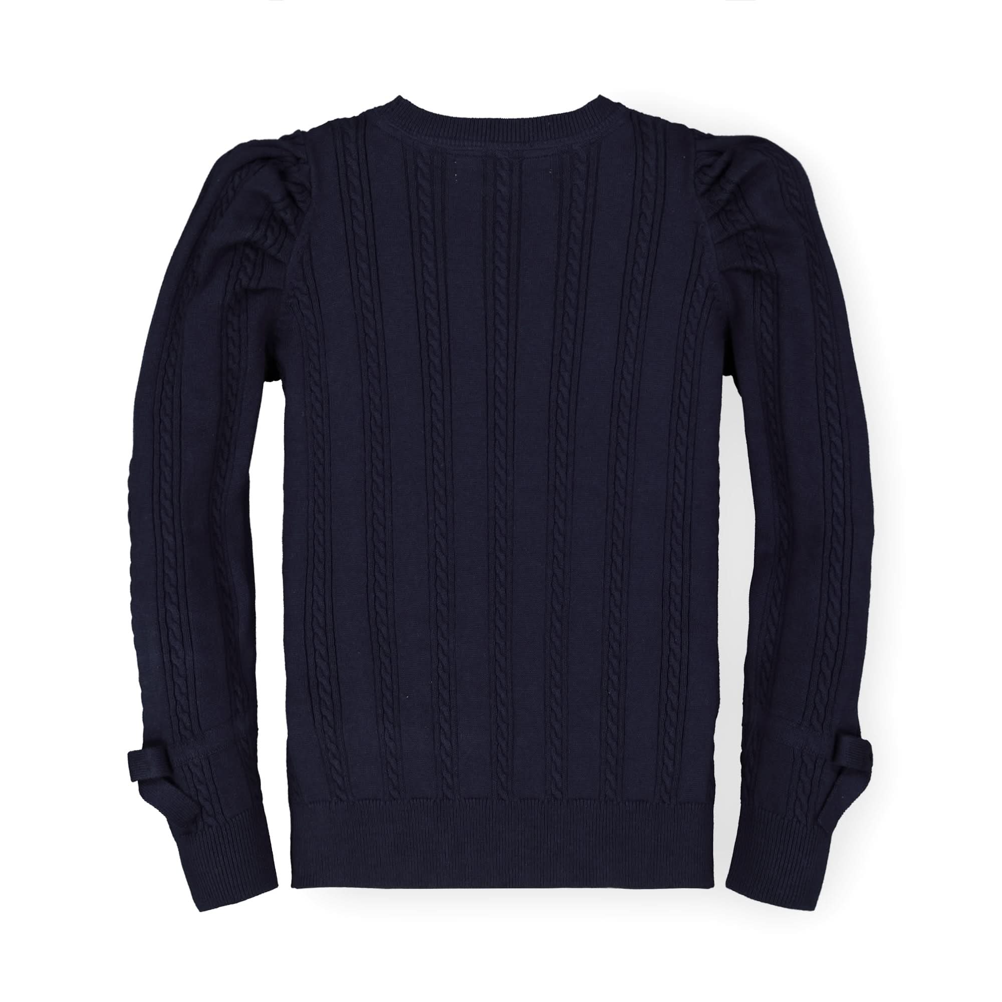 Puff Sleeve Sweater with Bows