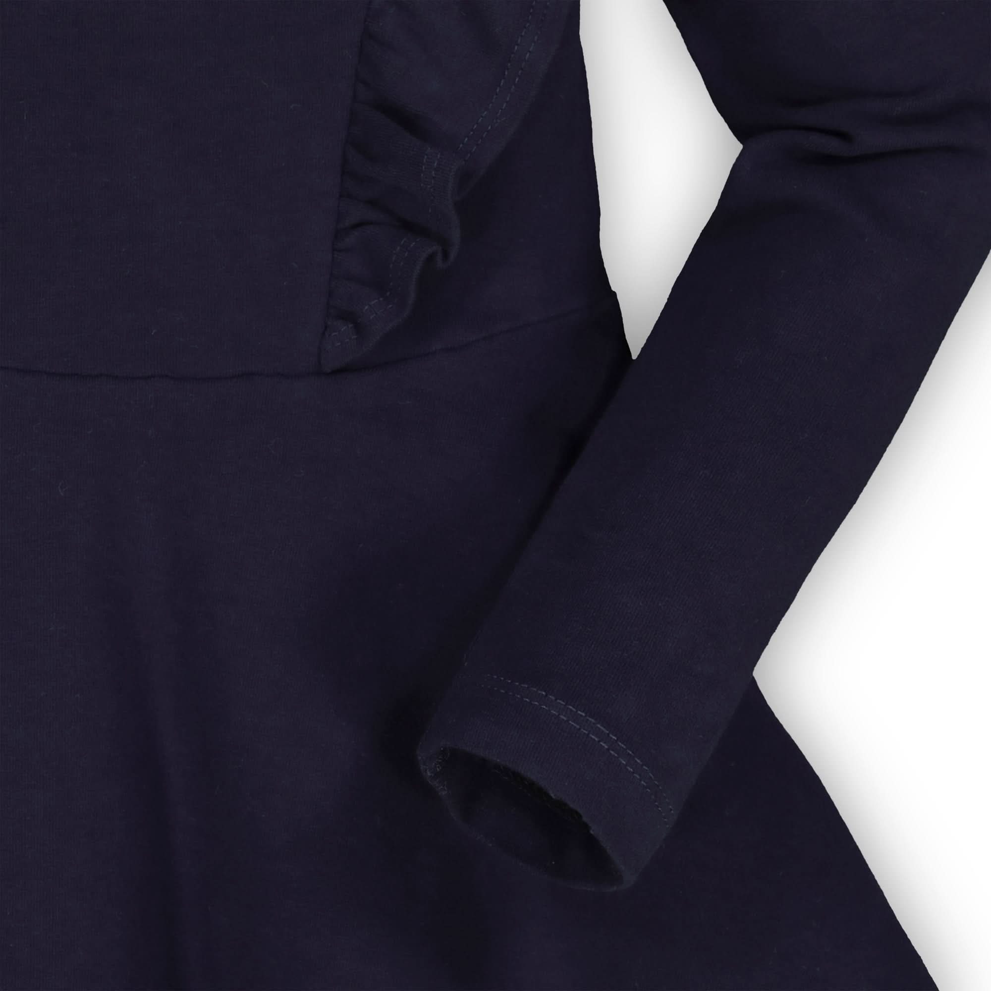 Knit Pinafore Ruffle Dress