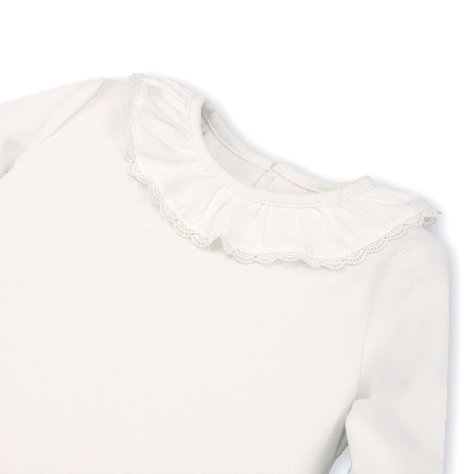 Ruffle Neck Knit Top - Baby