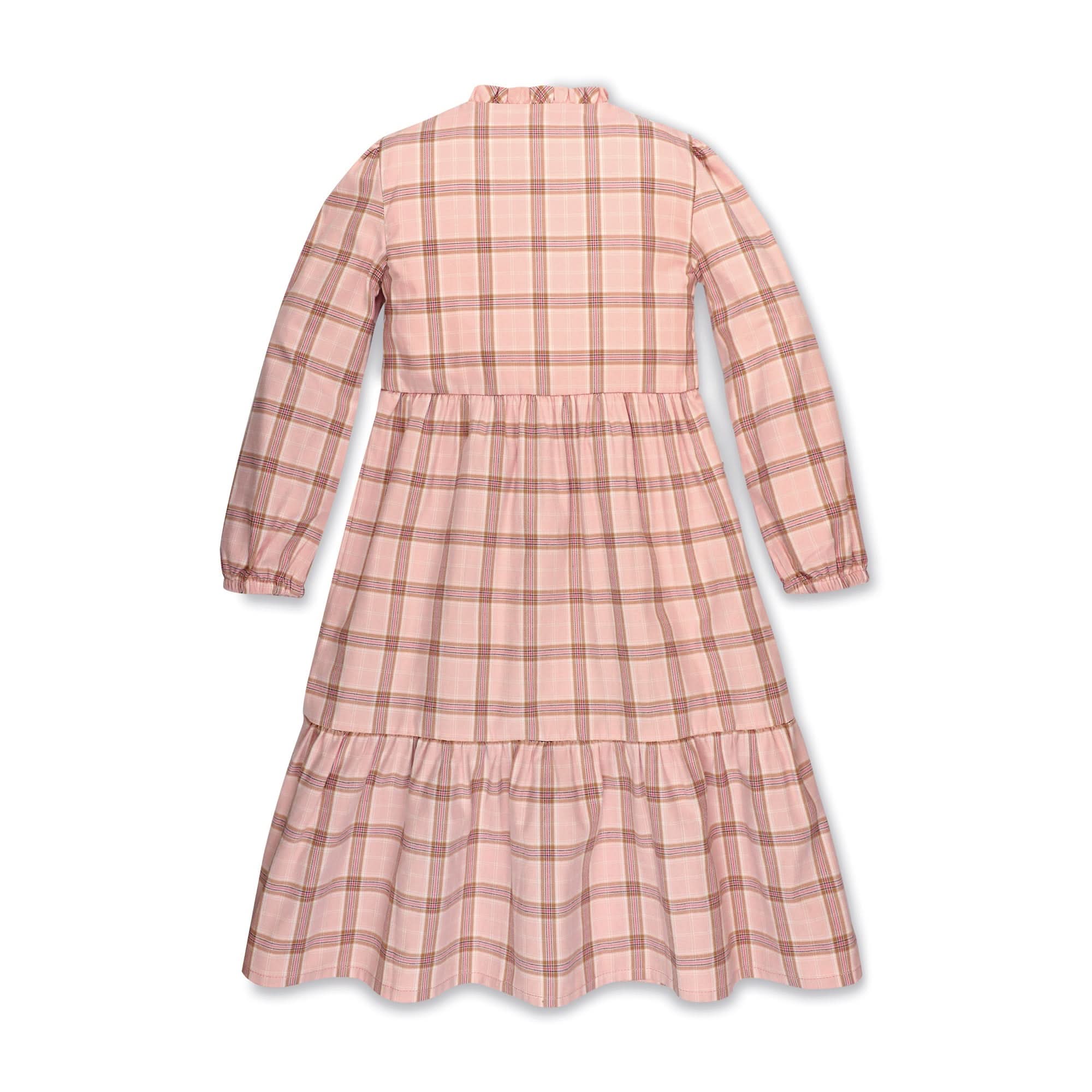 Tiered Ruffle Neck Dress - Made with Organic Cotton