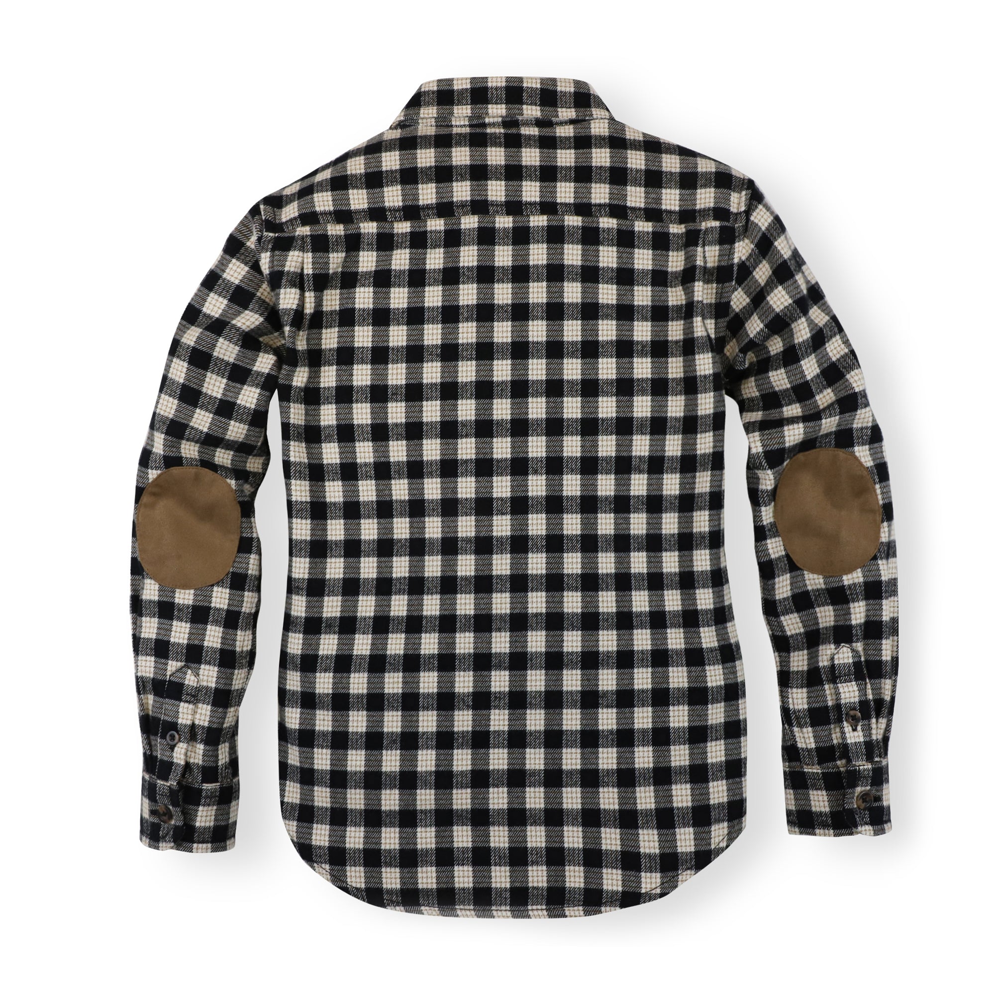 Flannel Shirt with Elbow Patches