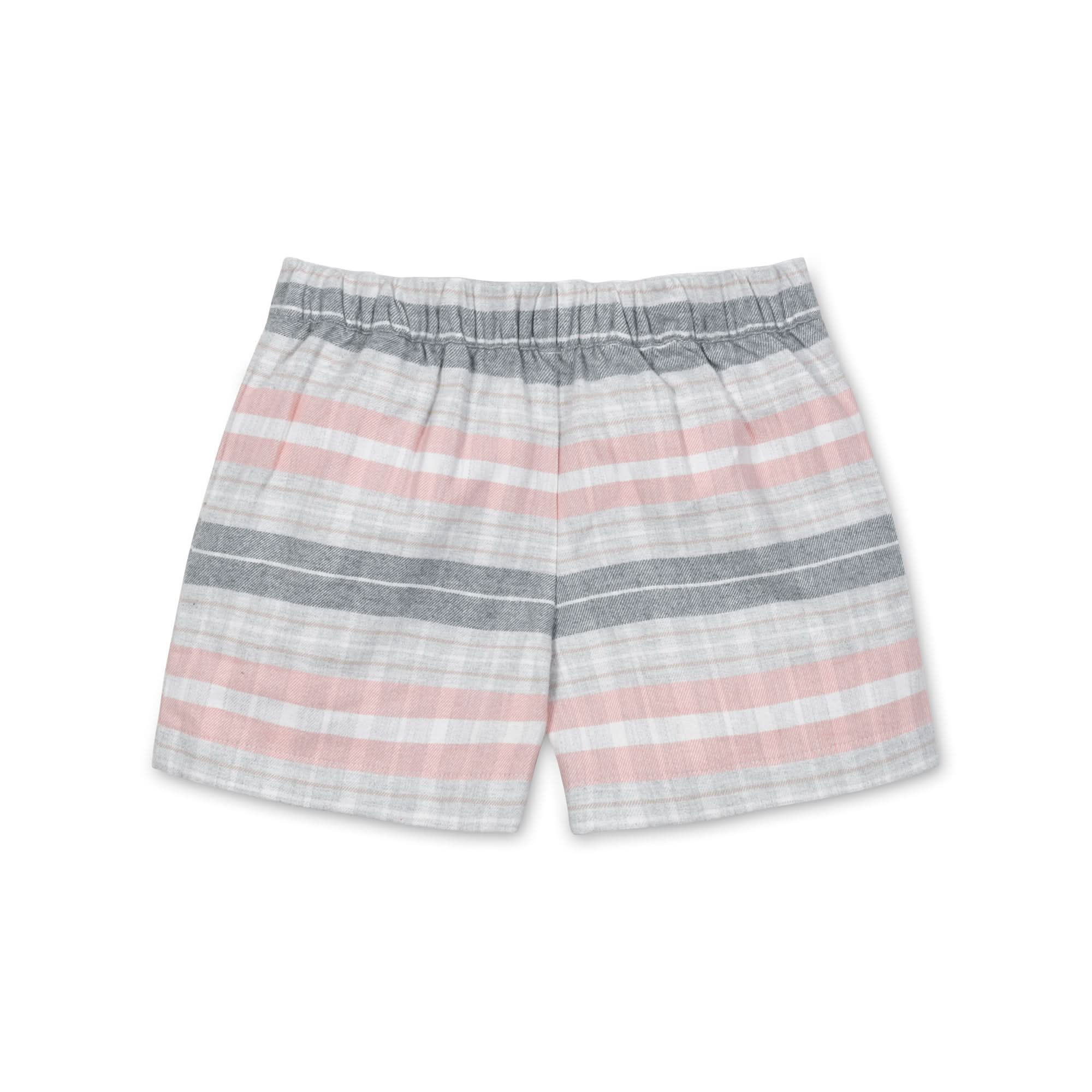Pleated Organic Flannel Short