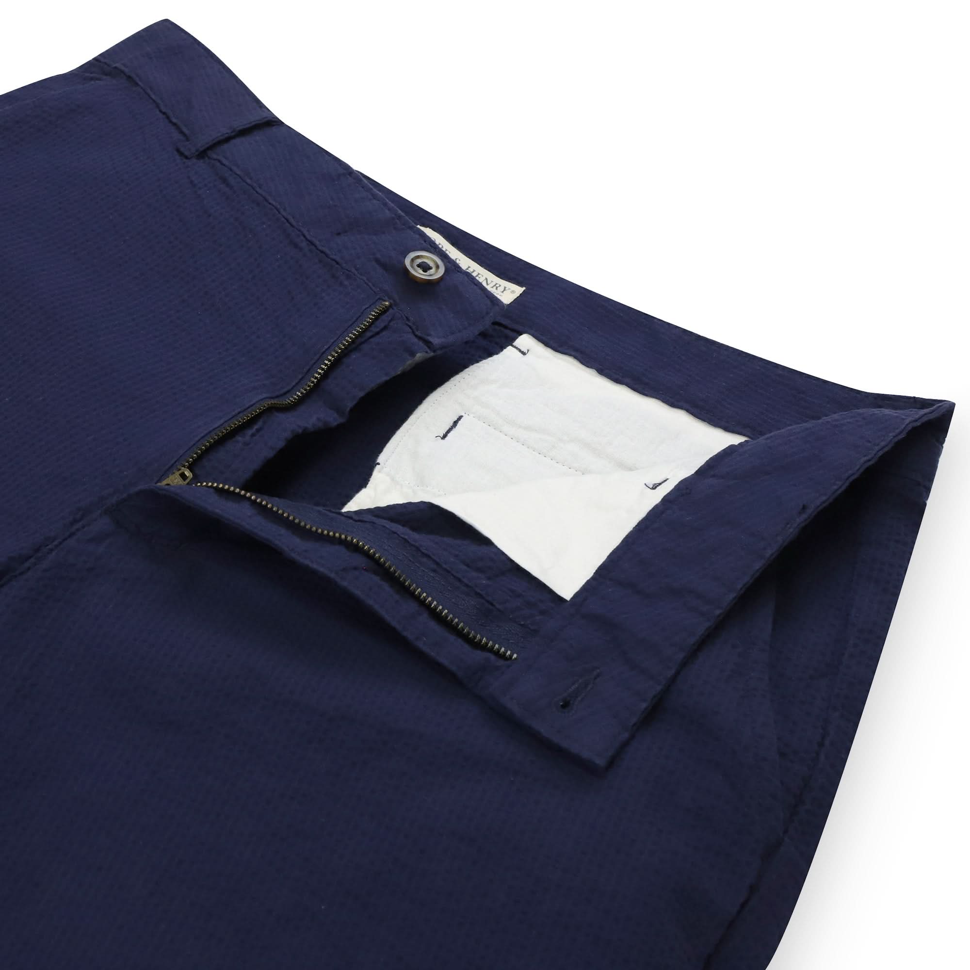 Organic 9" Seersucker Short