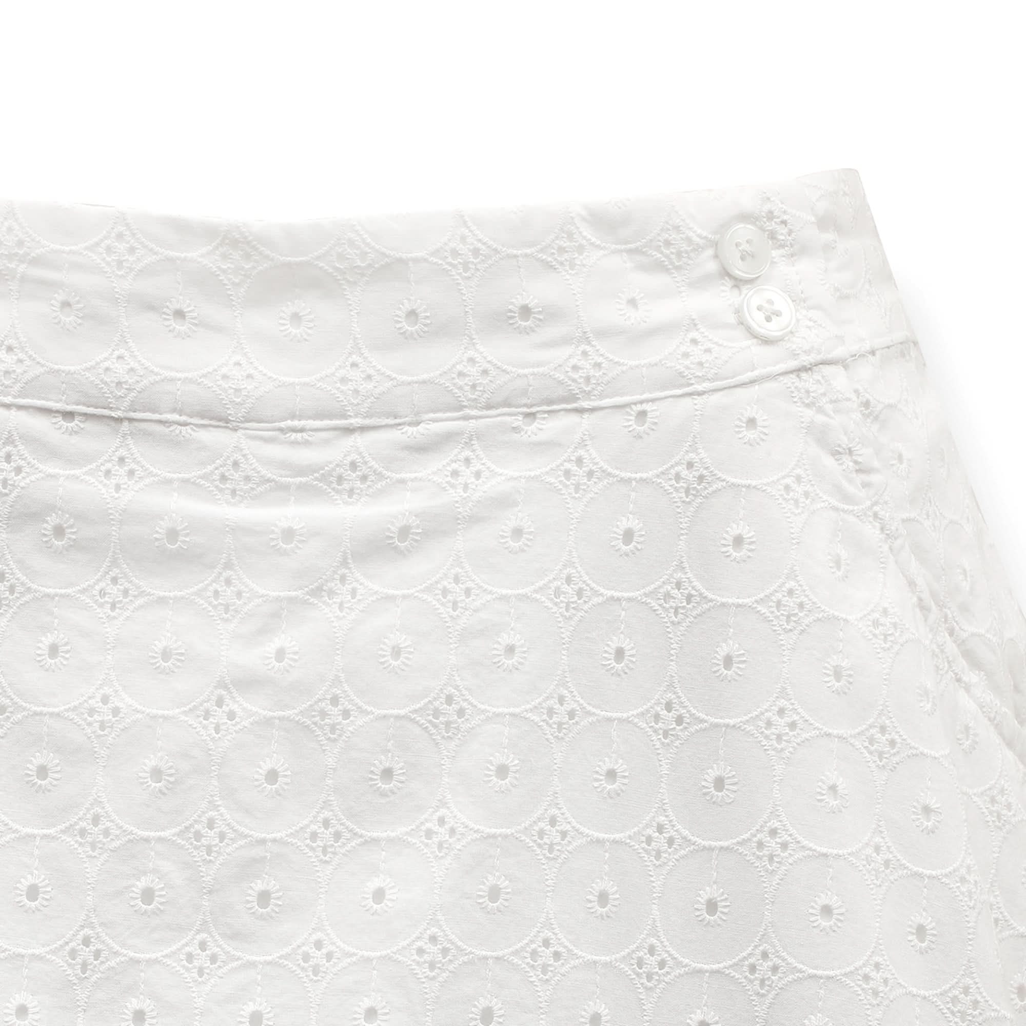 Organic Eyelet Skort