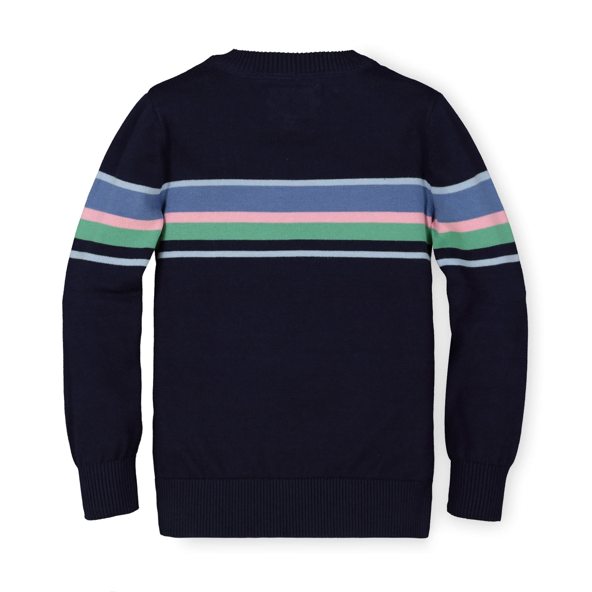 Fine Gauge Organic V-Neck Sweater - Baby