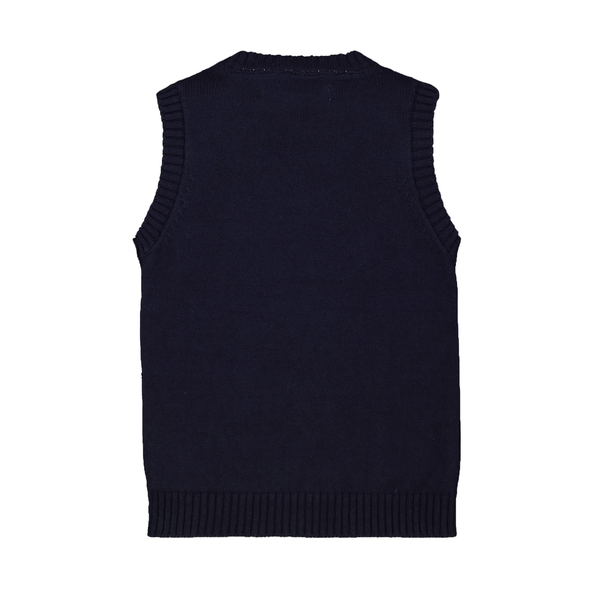 V-Neck Organic Sweater Vest - Baby