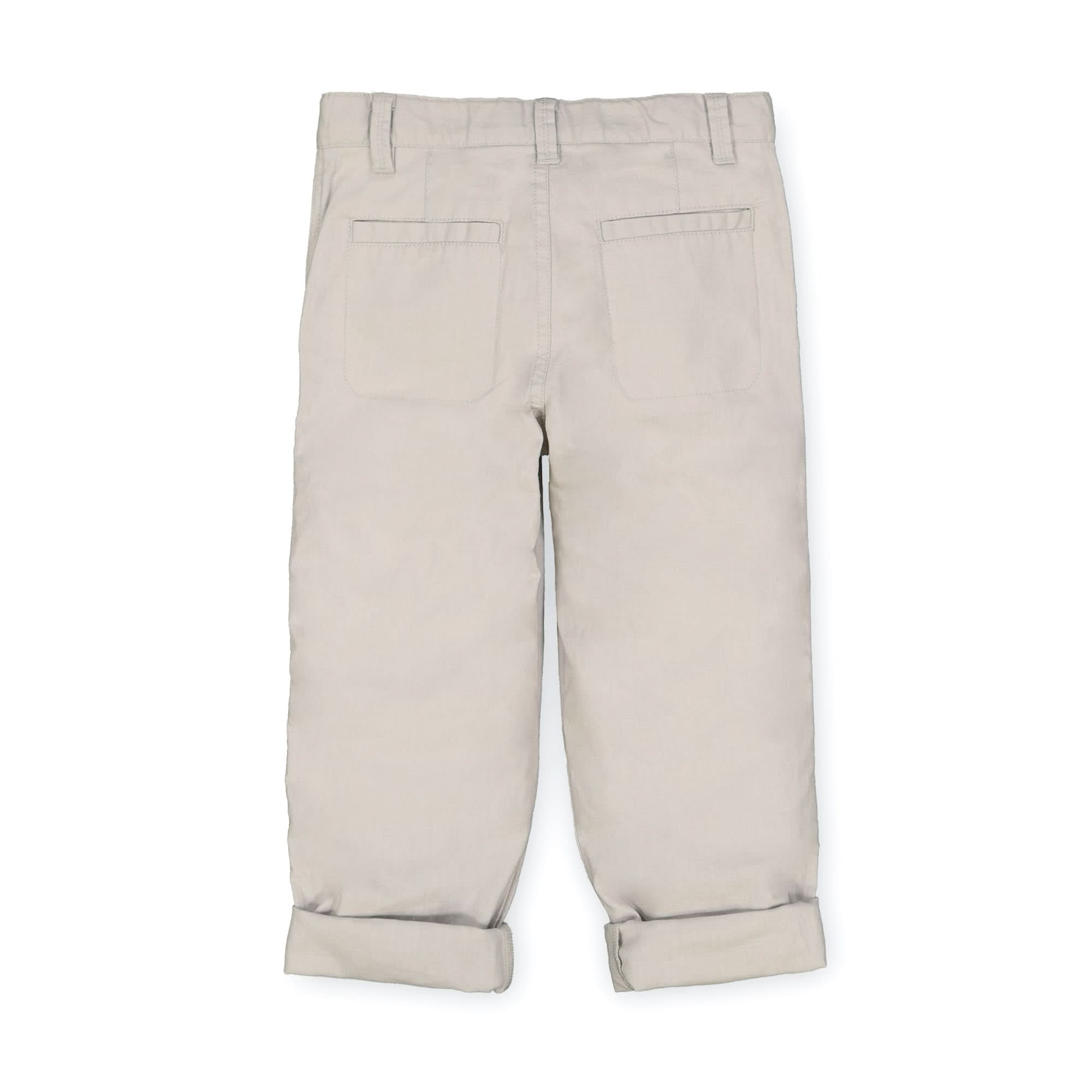 Relaxed Linen Roll-Up Pant