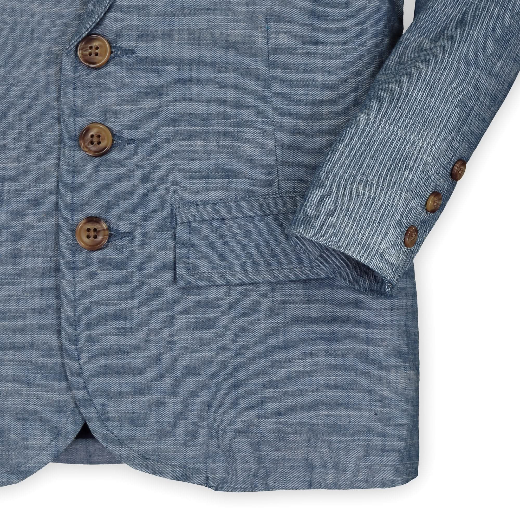 Organic Chambray Suit Jacket