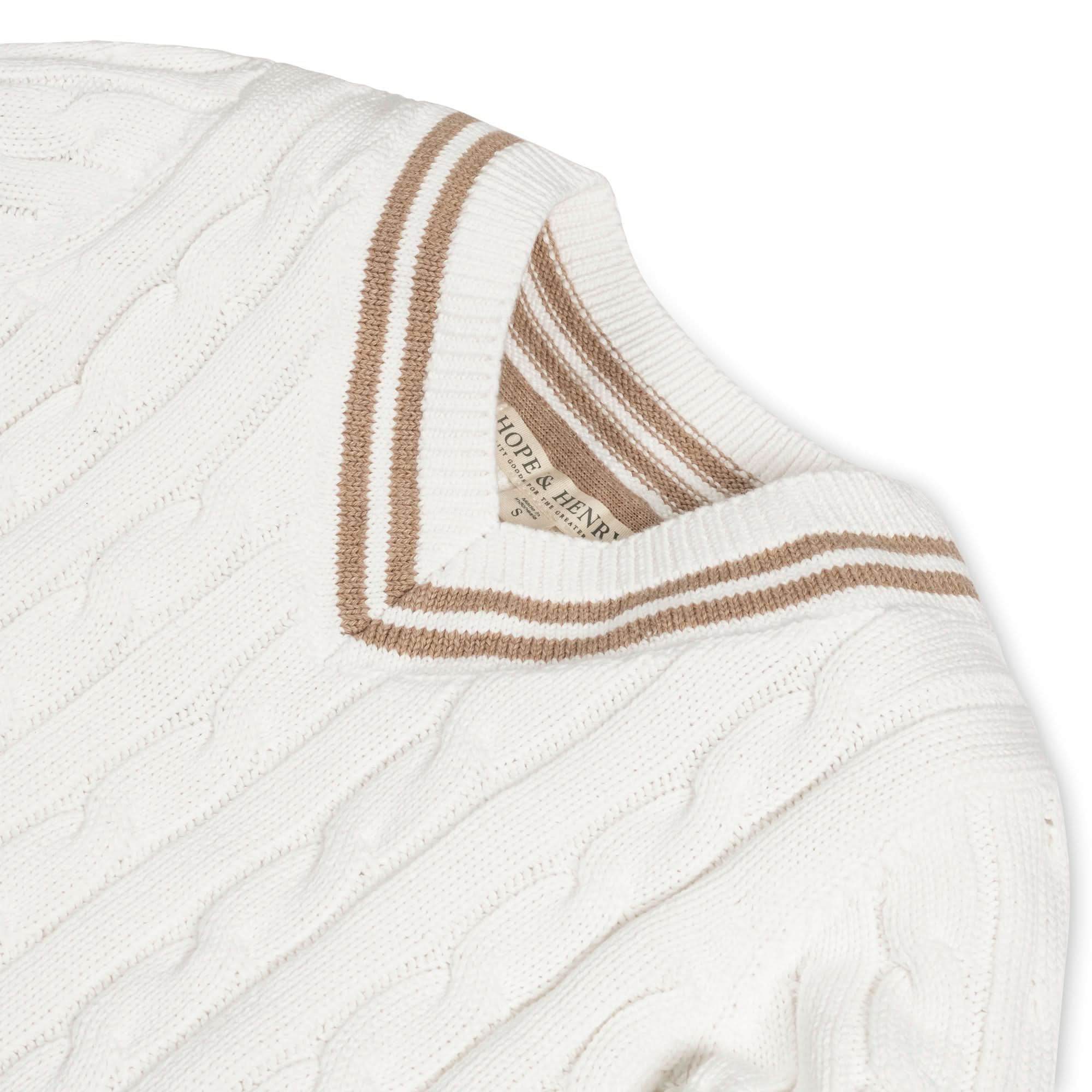 V-Neck Cricket Sweater