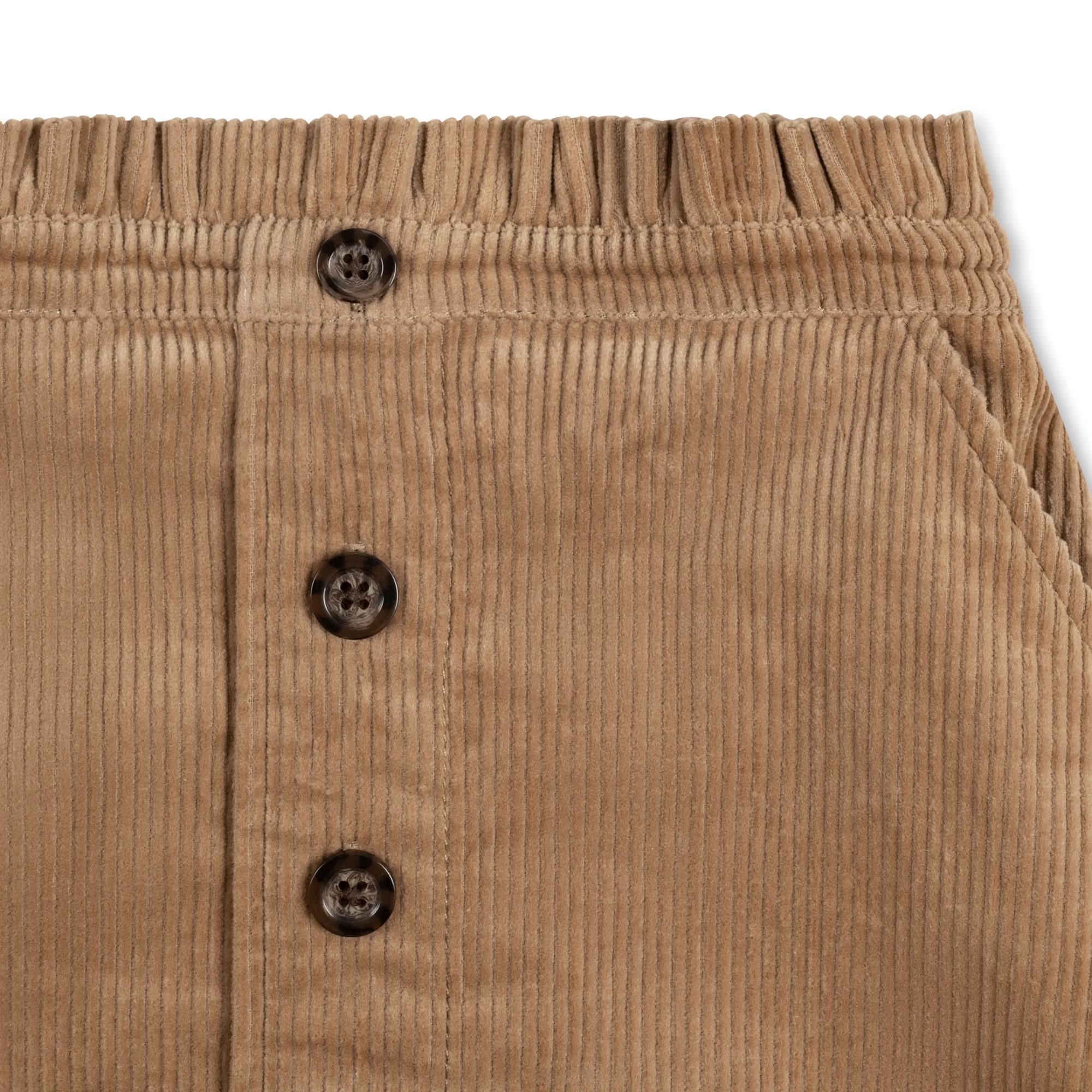Corduroy Cinch Waist Skirt