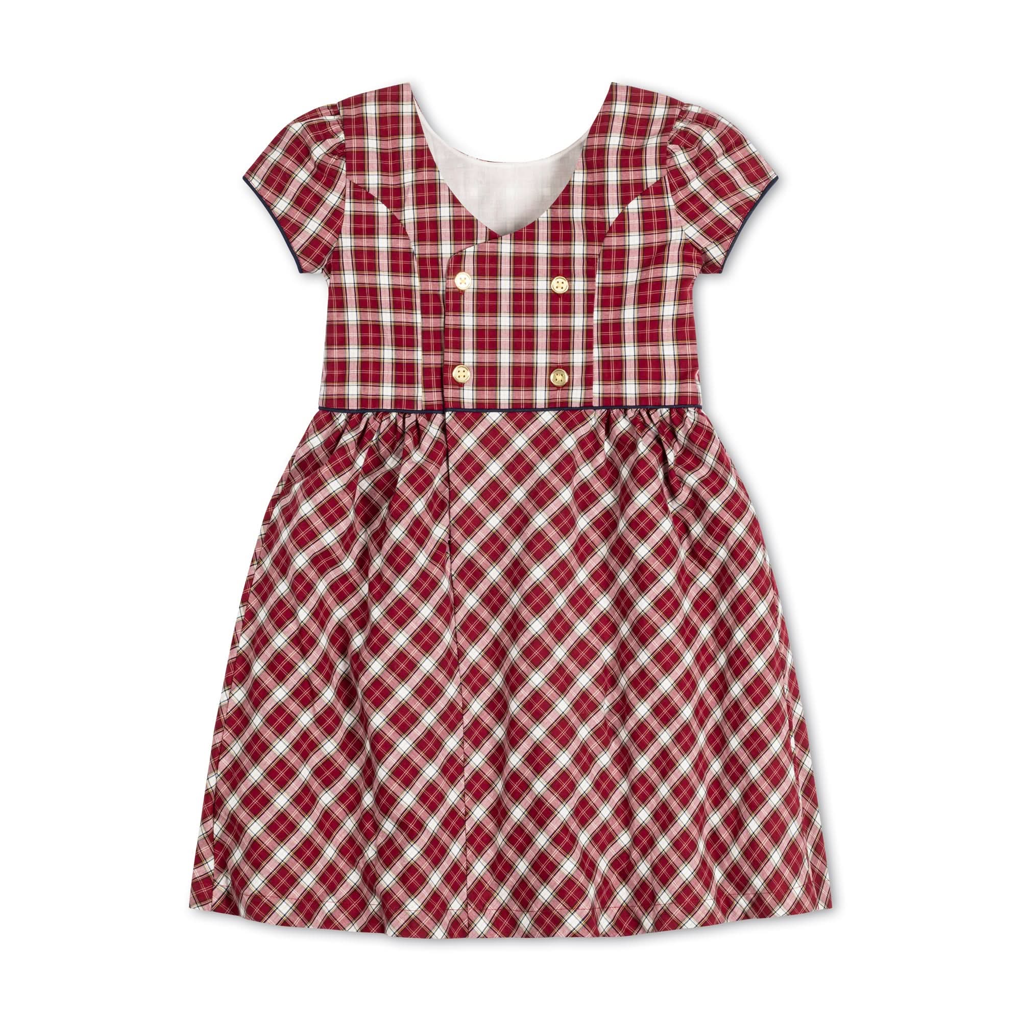 Short Sleeve Organic Schoolgirl Dress - Baby