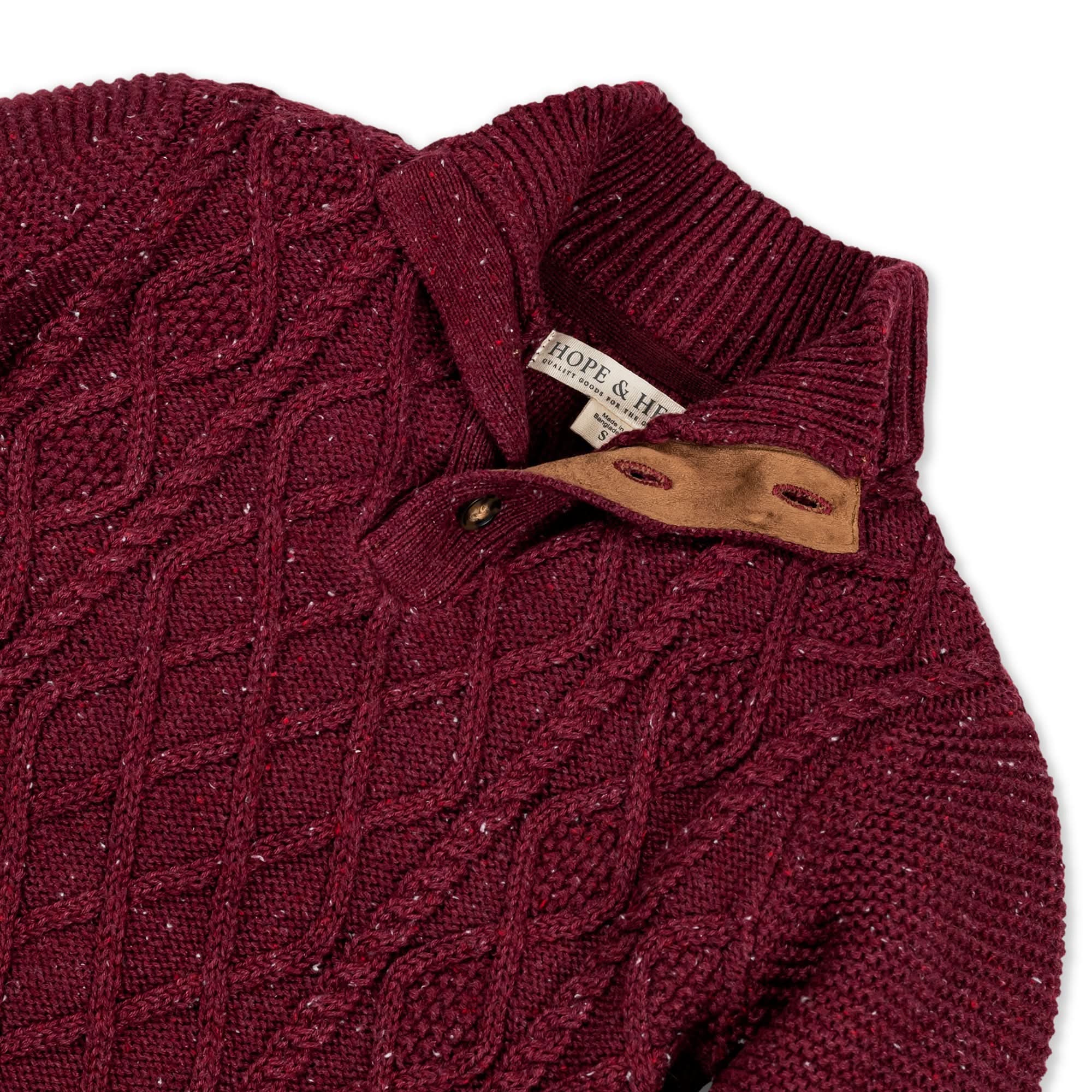 Mock Neck Cable Sweater - Baby