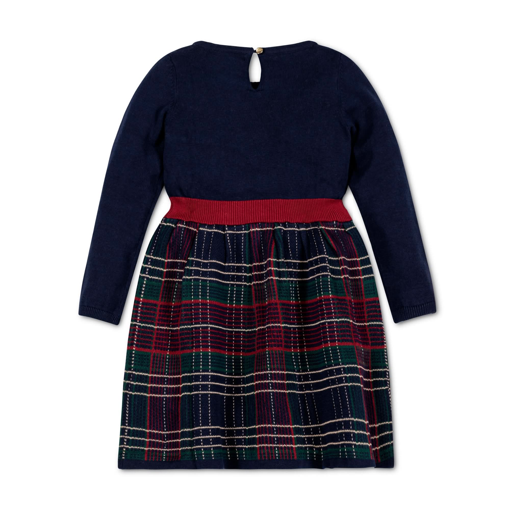 Skater Sweater Dress with Bow
