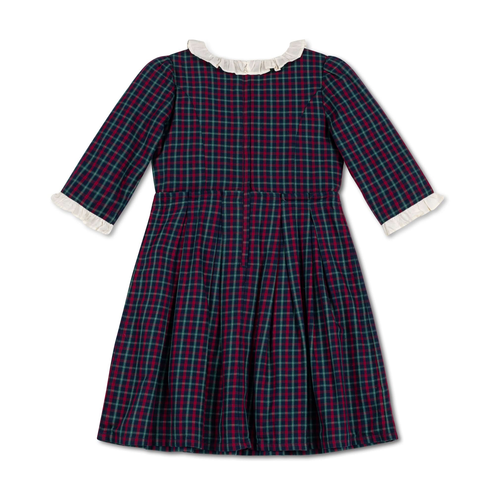 Organic Ruffle Trim Party Dress