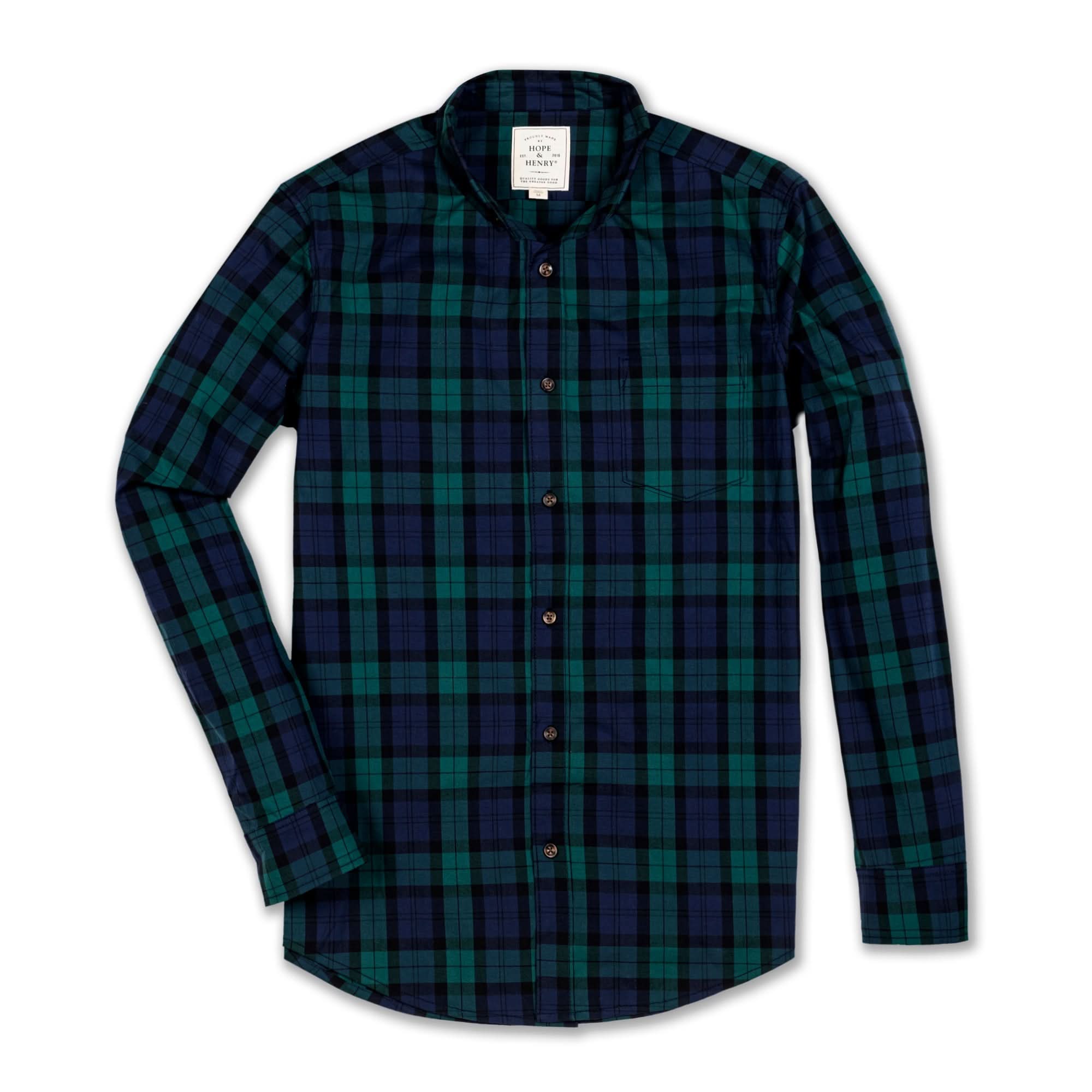 Organic Stretch Poplin Shirt