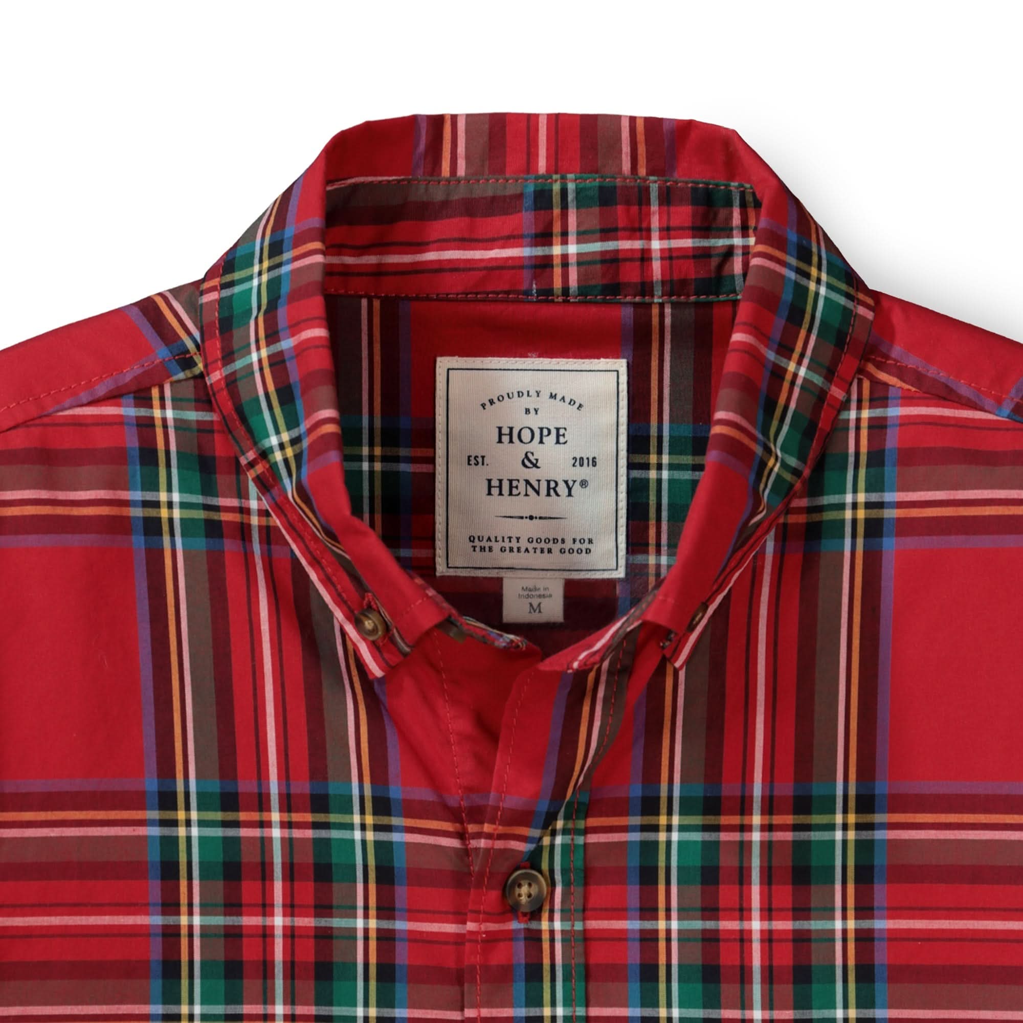 Stretch Poplin Organic Button Down Shirt