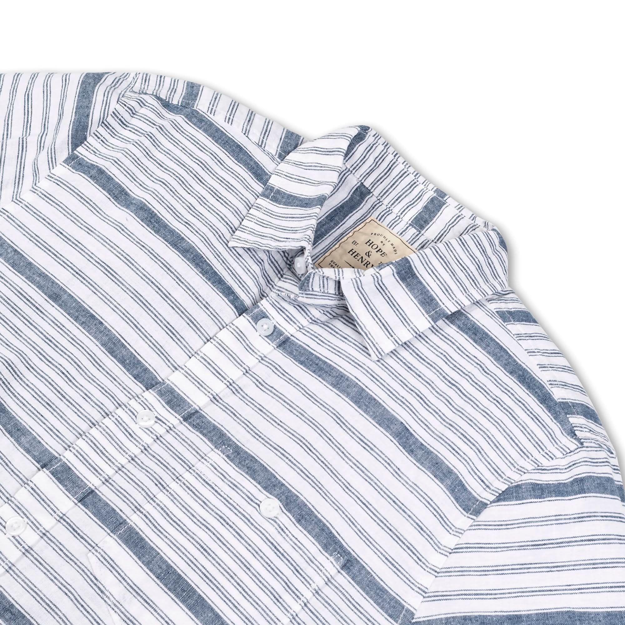Linen Short Sleeve Button Down Shirt