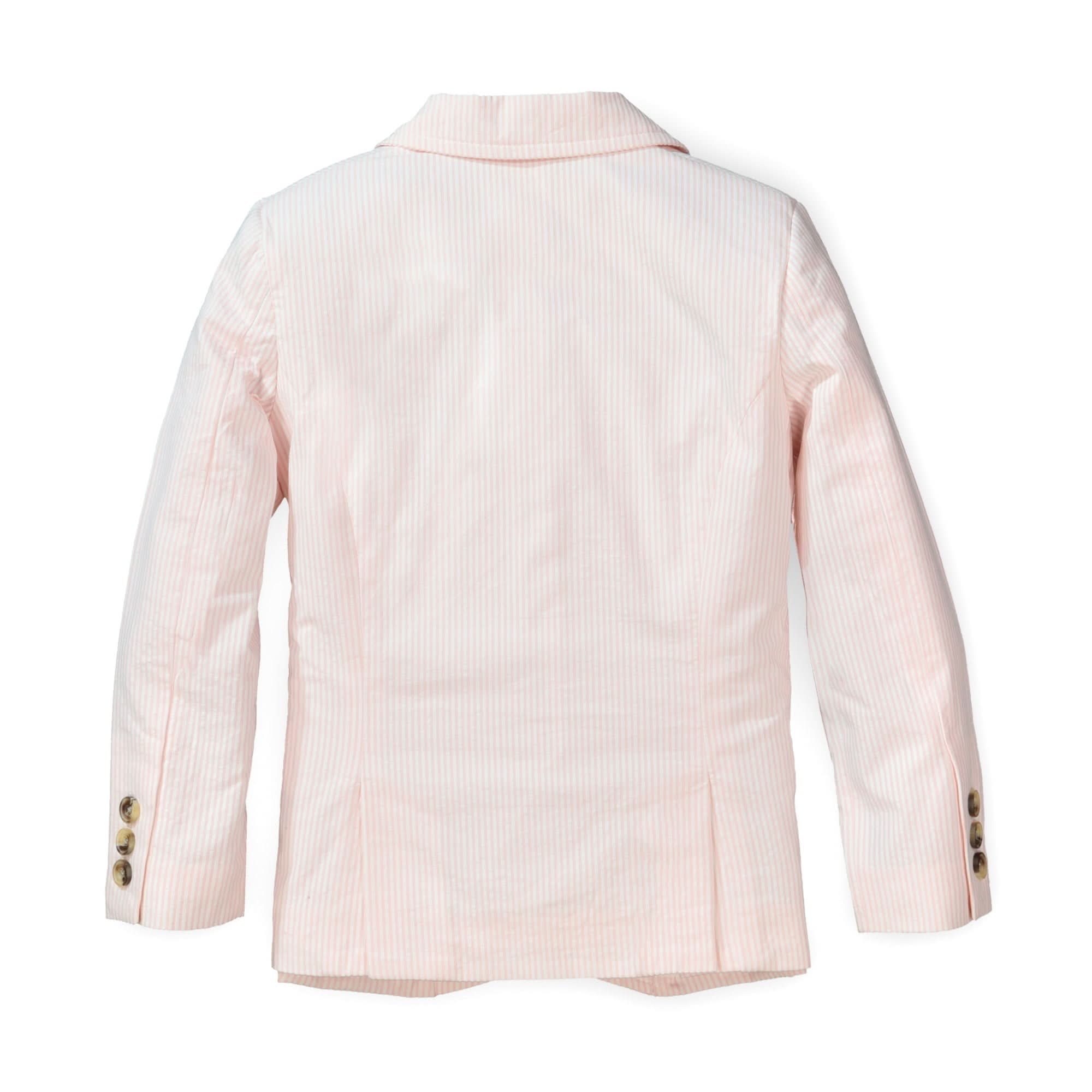 Organic Seersucker Suit Jacket Classic Pink - Baby