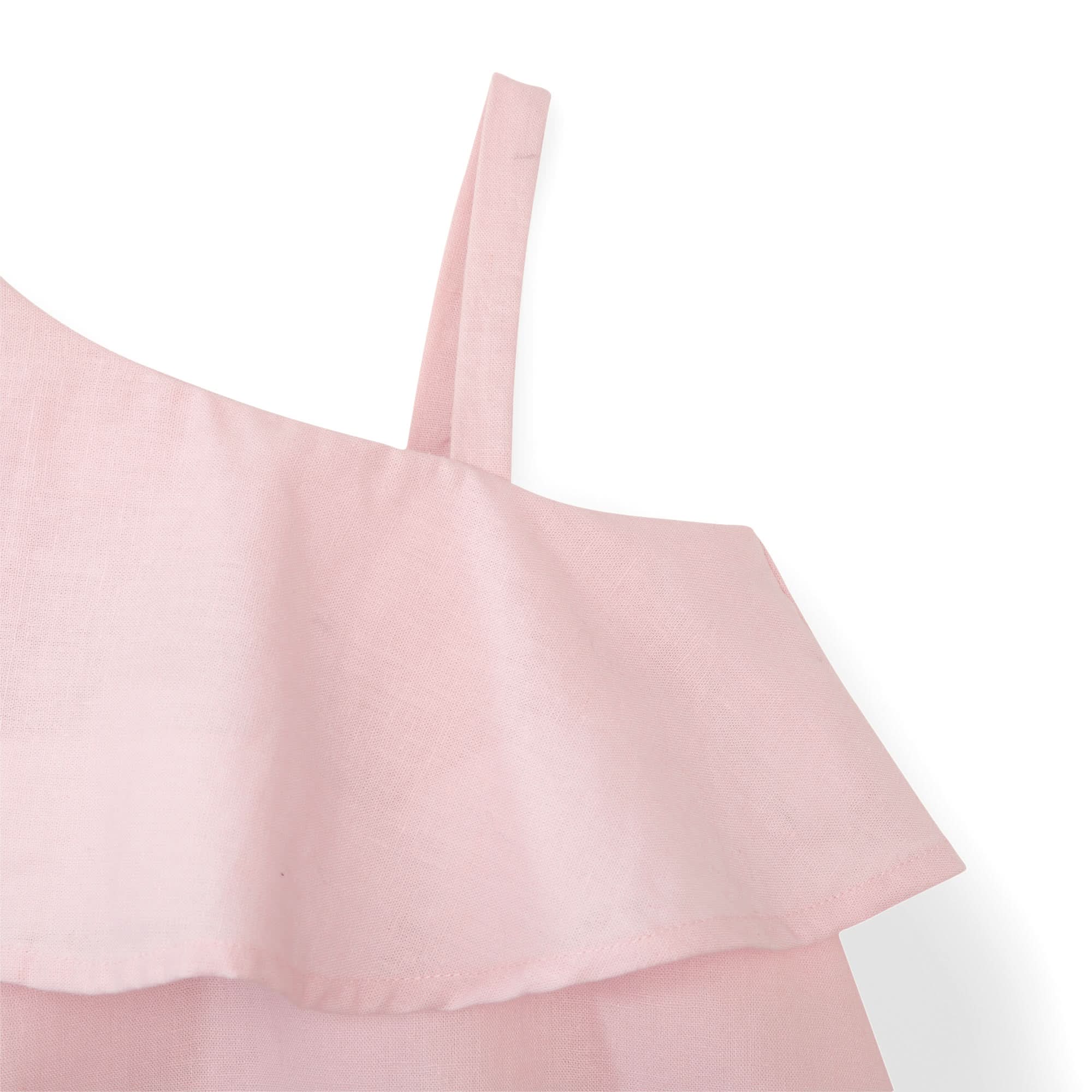 One Shoulder Flounce Dress