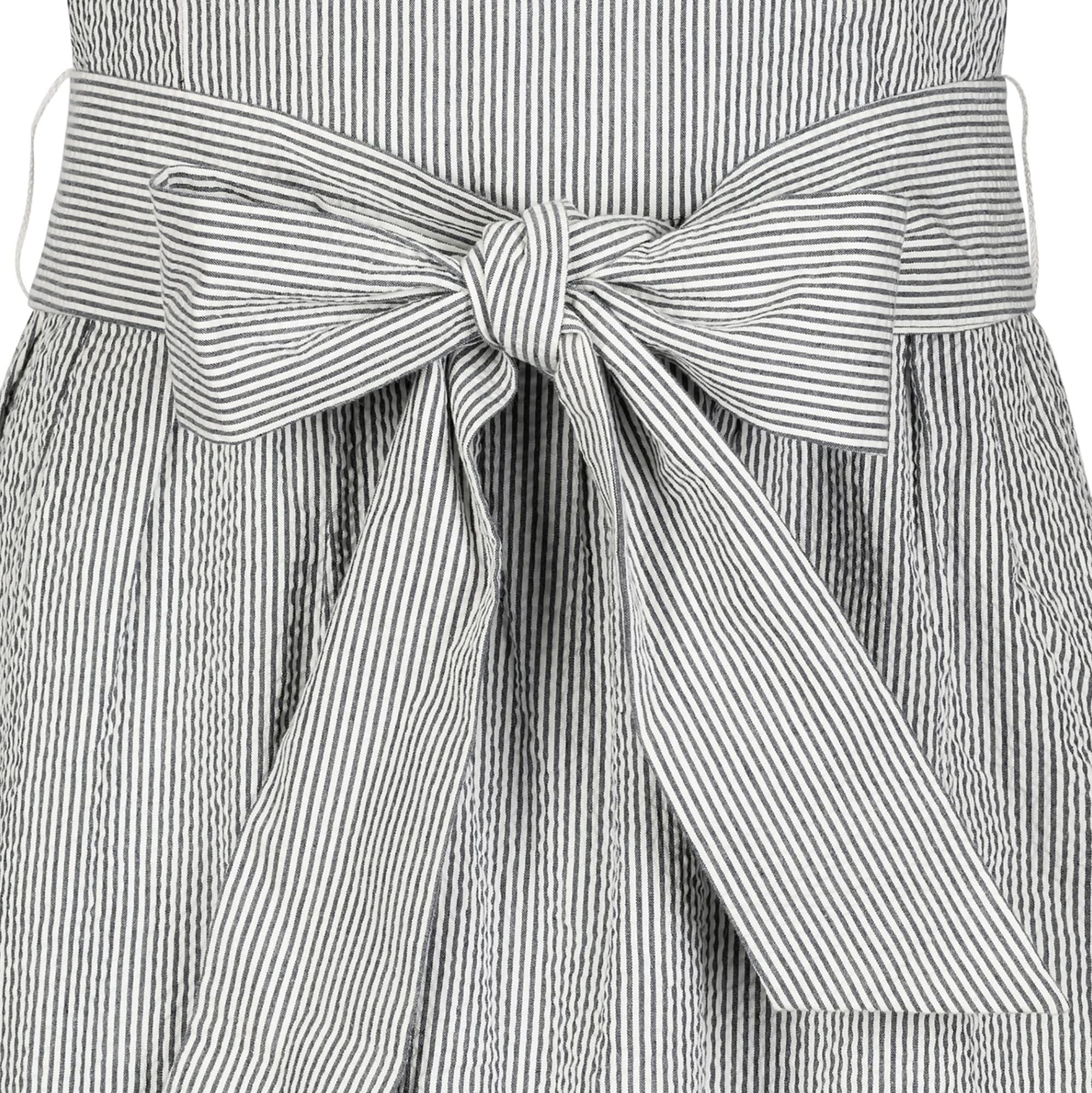 Organic A-Line Dress with Sash