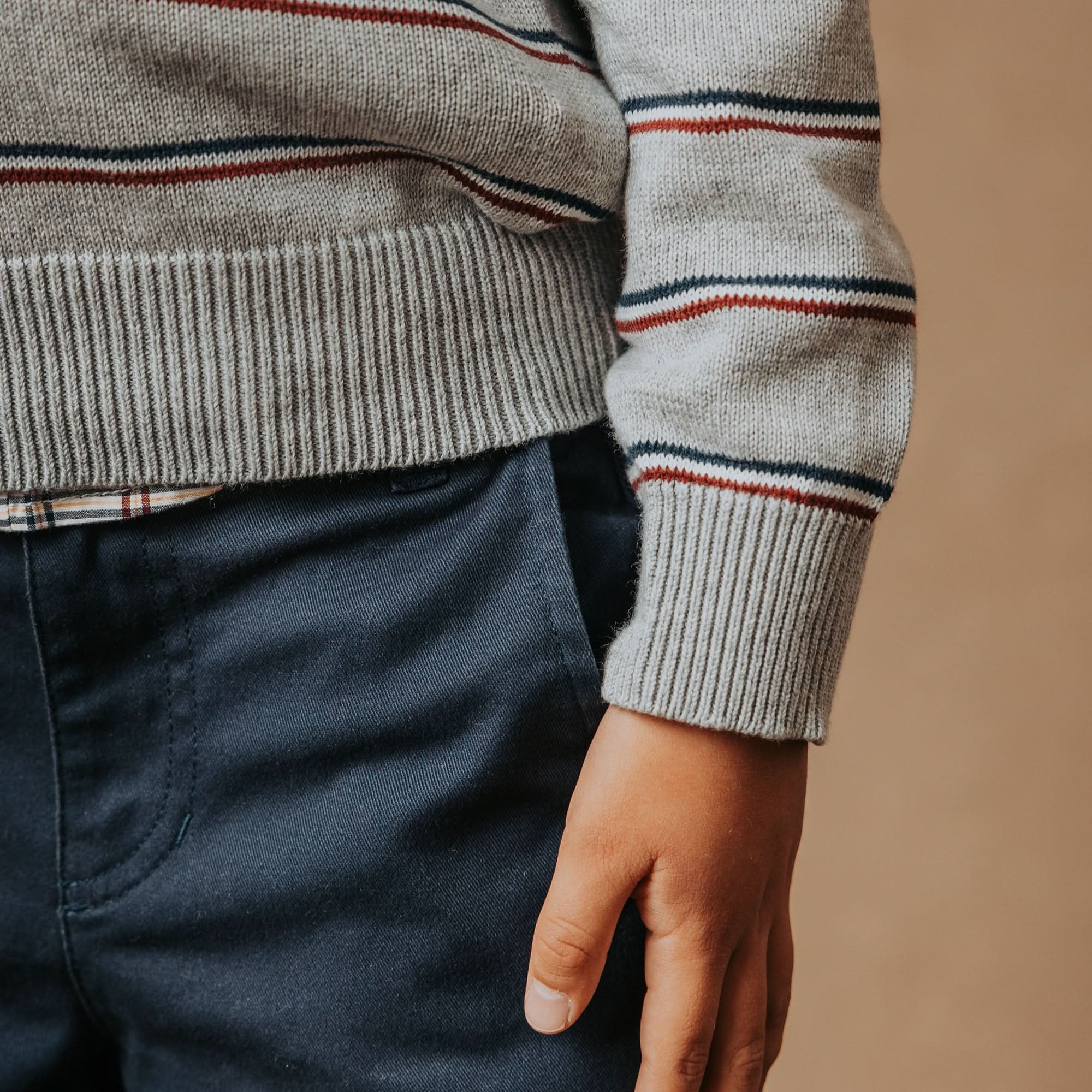 Organic Shawl Collar Sweater