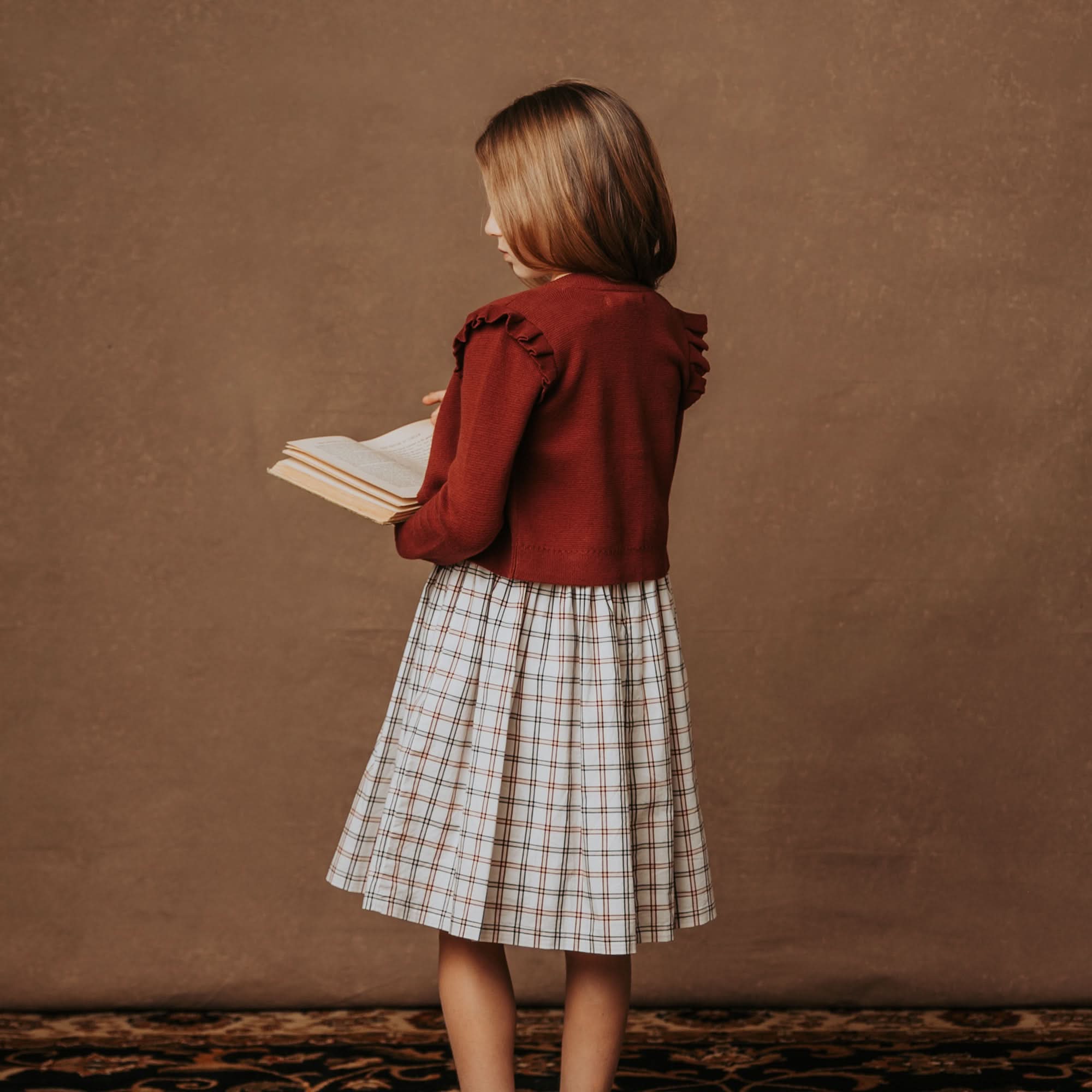 Organic Stretch Poplin Sash Dress - Baby