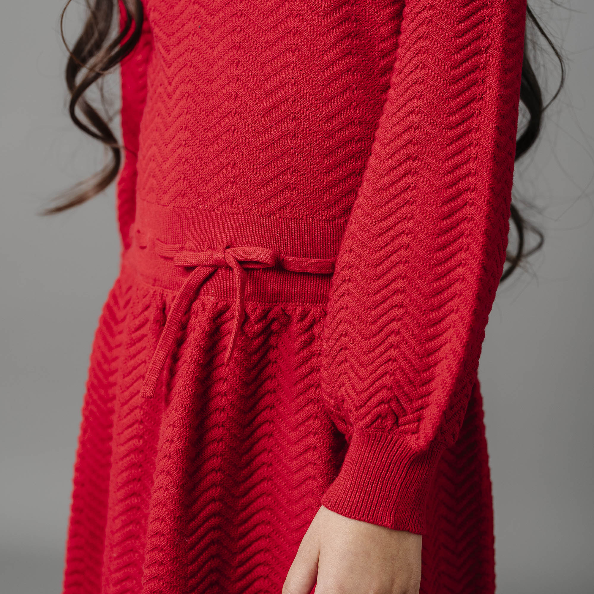 Organic Balloon Sleeve Sweater Dress