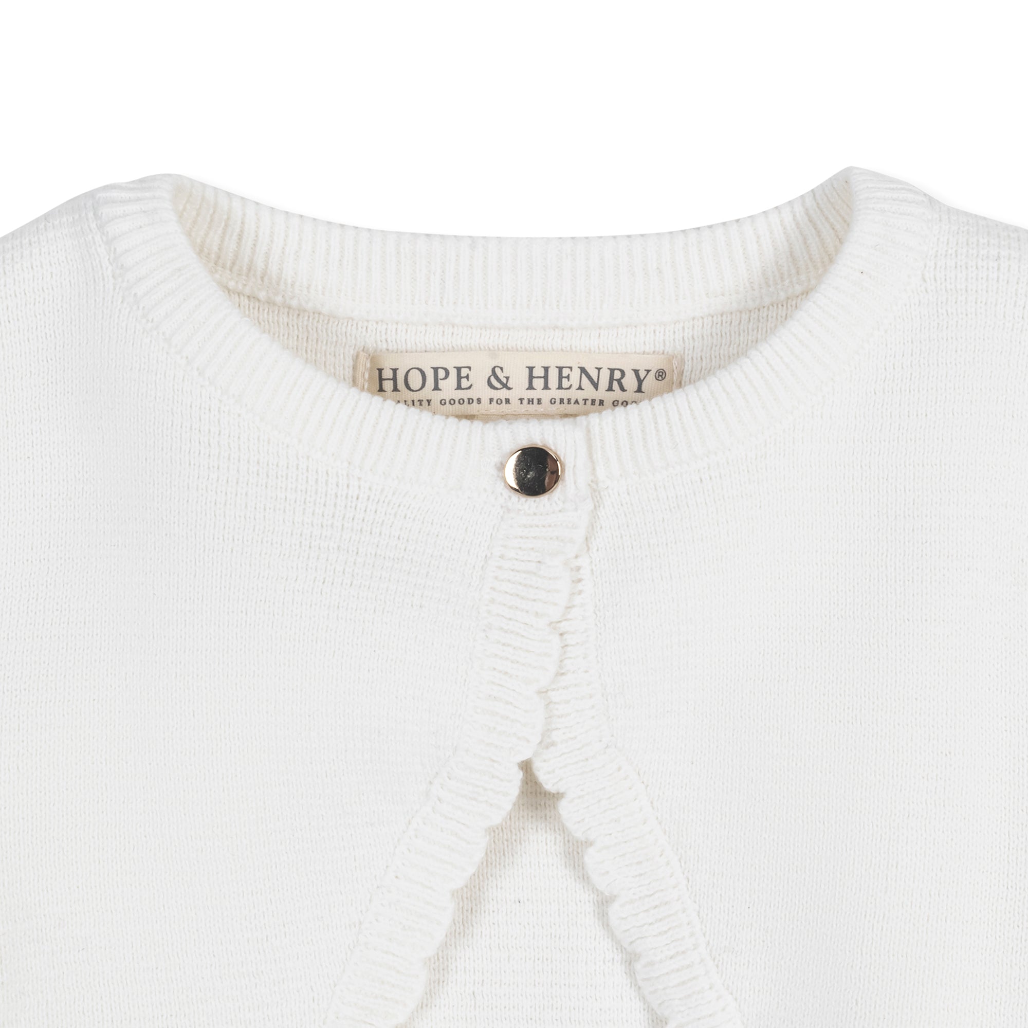 Organic Cropped Milano Cardigan