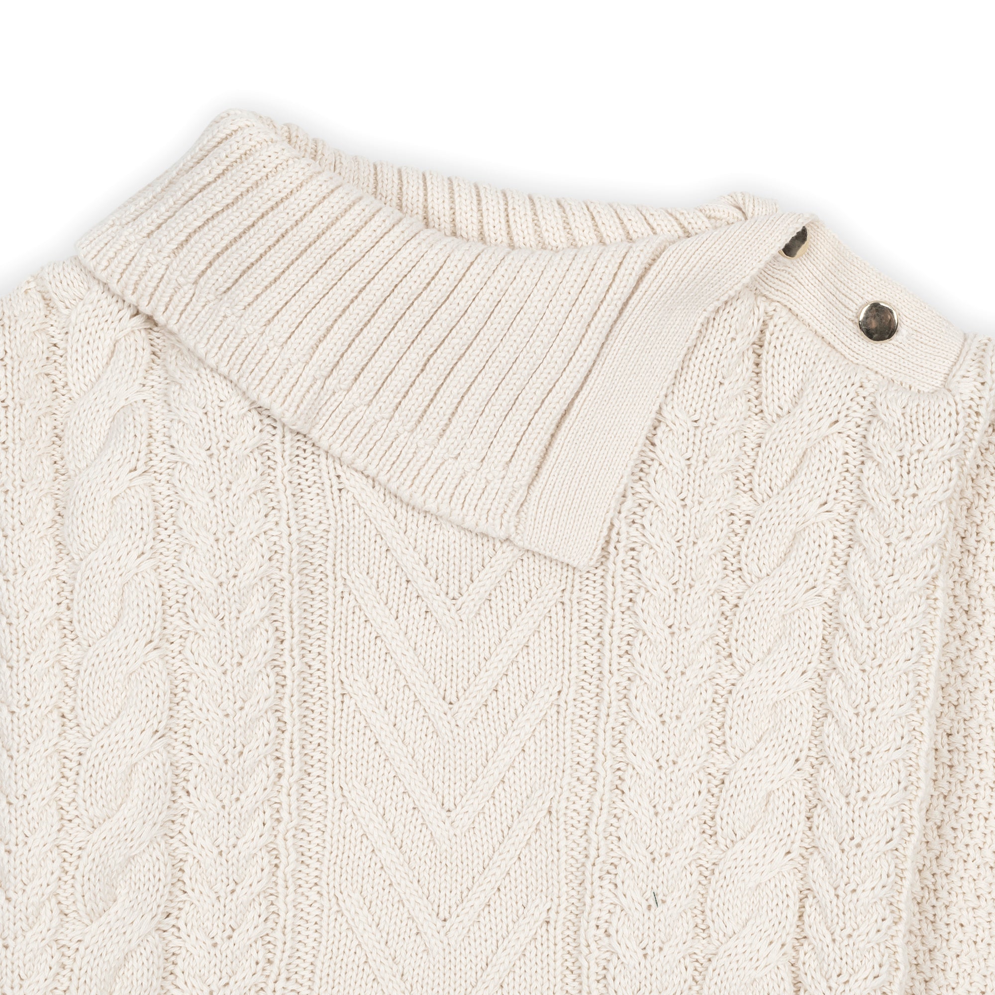 Organic Split Collar Sweater Cape