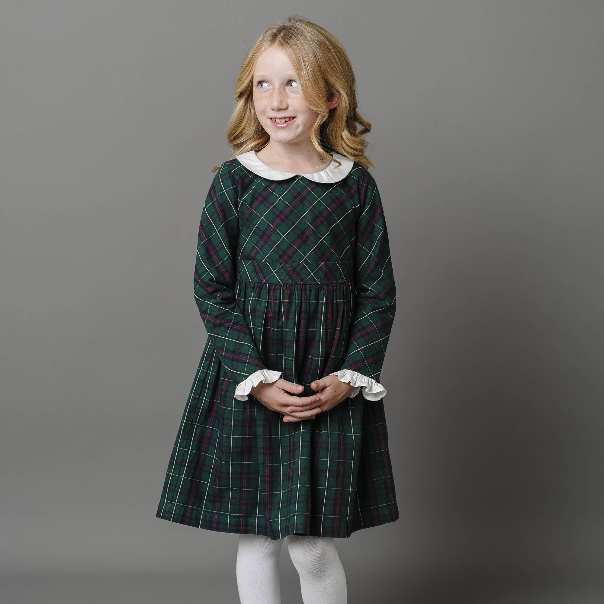 Organic Ruffle Cuff Party Dress